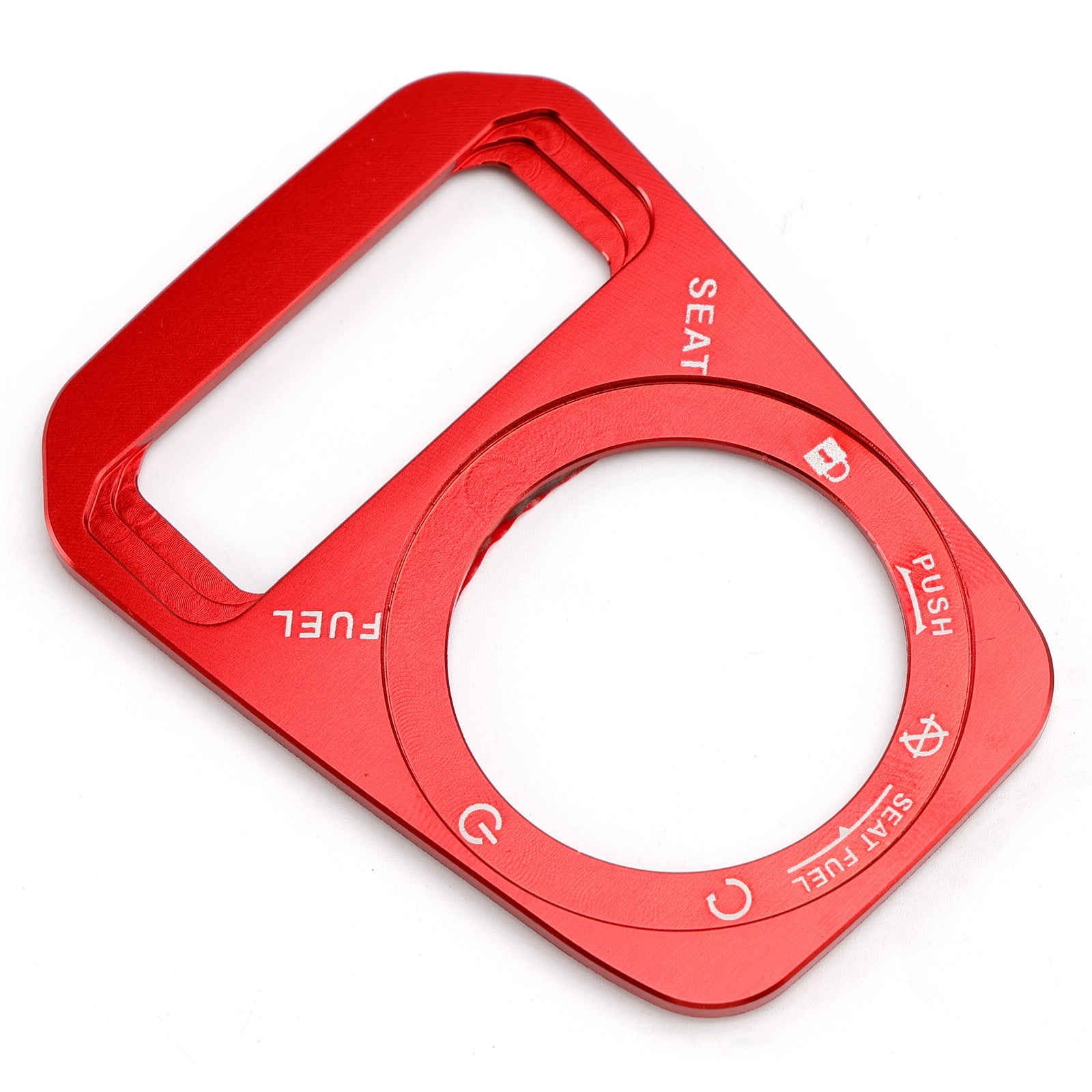 Cache-cylindre de clé en aluminium rouge pour Honda ADV 350 (2022-2025)