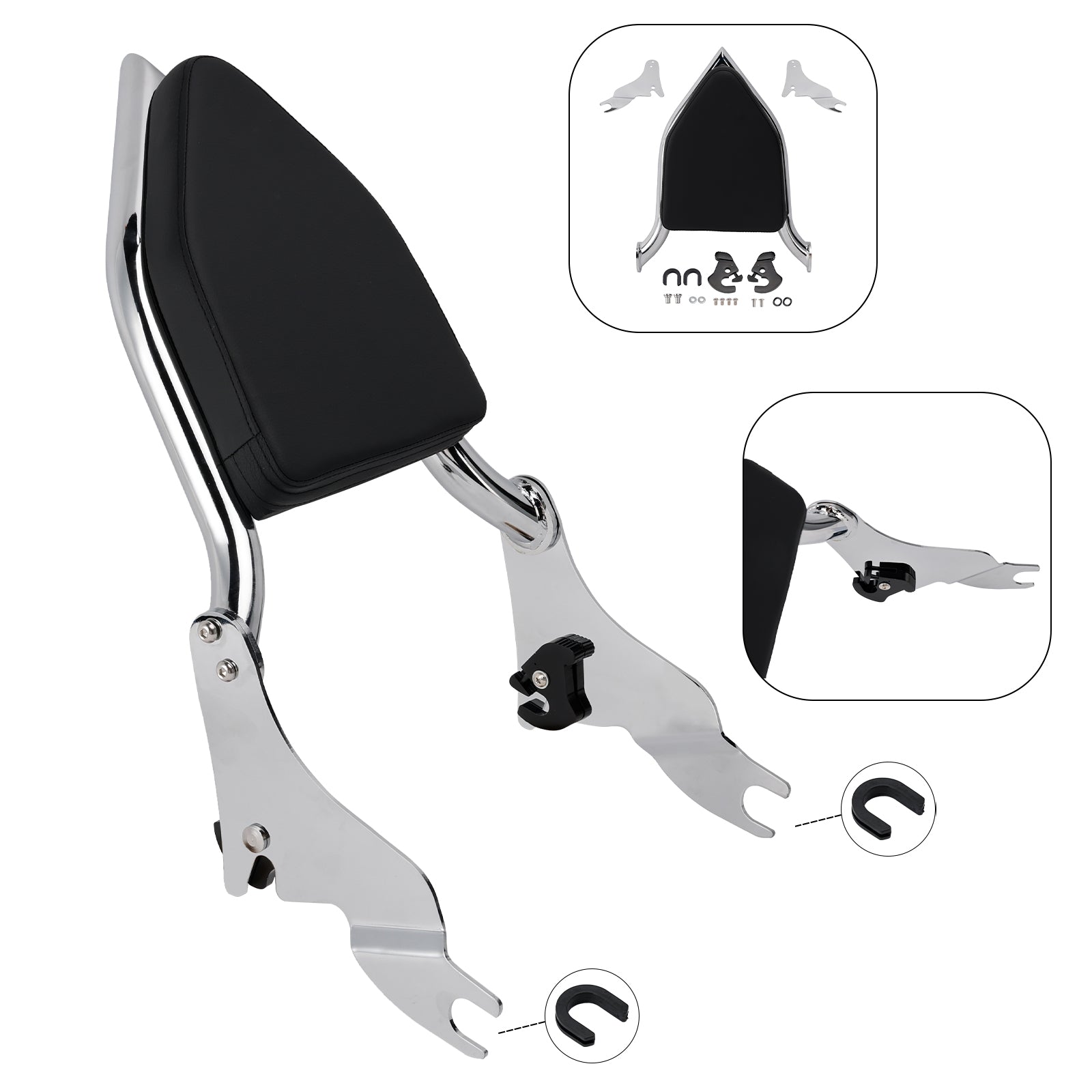 Matkustaja Sissy Bar Sissy Bar for Electra Glide Ultra Classic Low Flhtculc 2015-2016