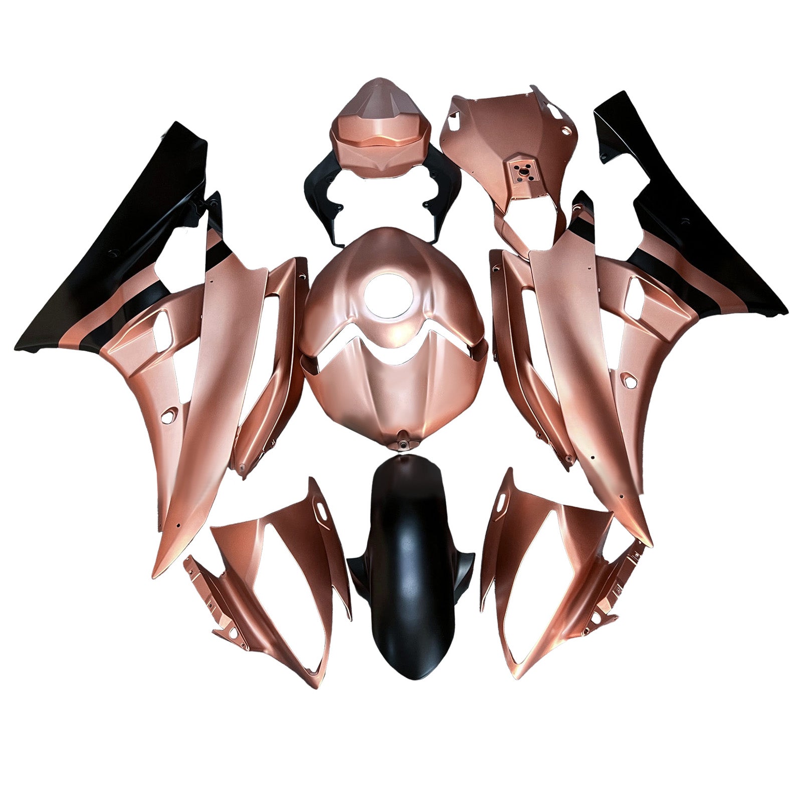 Kit de carénage injecté en plastique ABS pour Yamaha YZFR6 YZF-R6 2006-2007