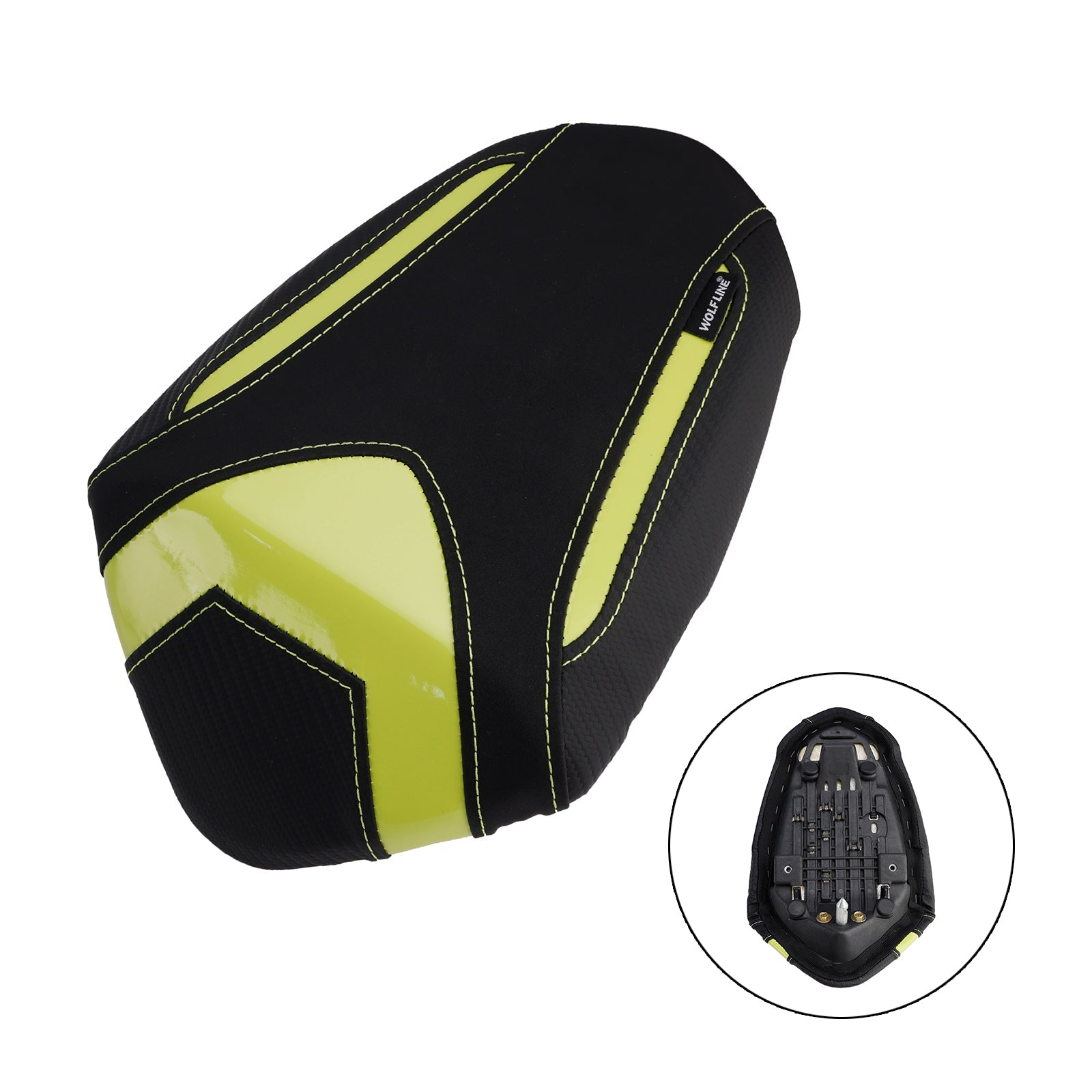 Coussin de siège passager arrière plat en polyuréthane pour Triumph Street Triple 765 765S 765R 2019-2024