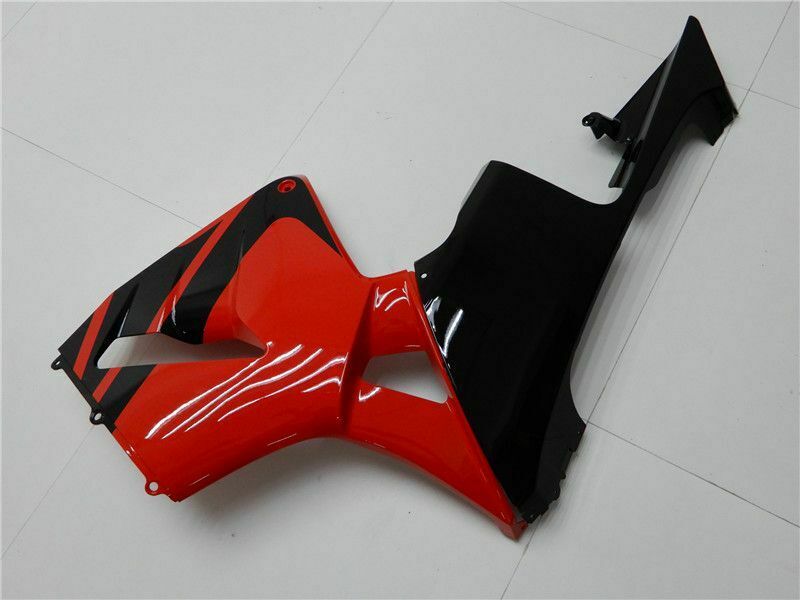 Kit de carénage en plastique ABS noir et rouge pour Honda CBR600RR 2005-2006