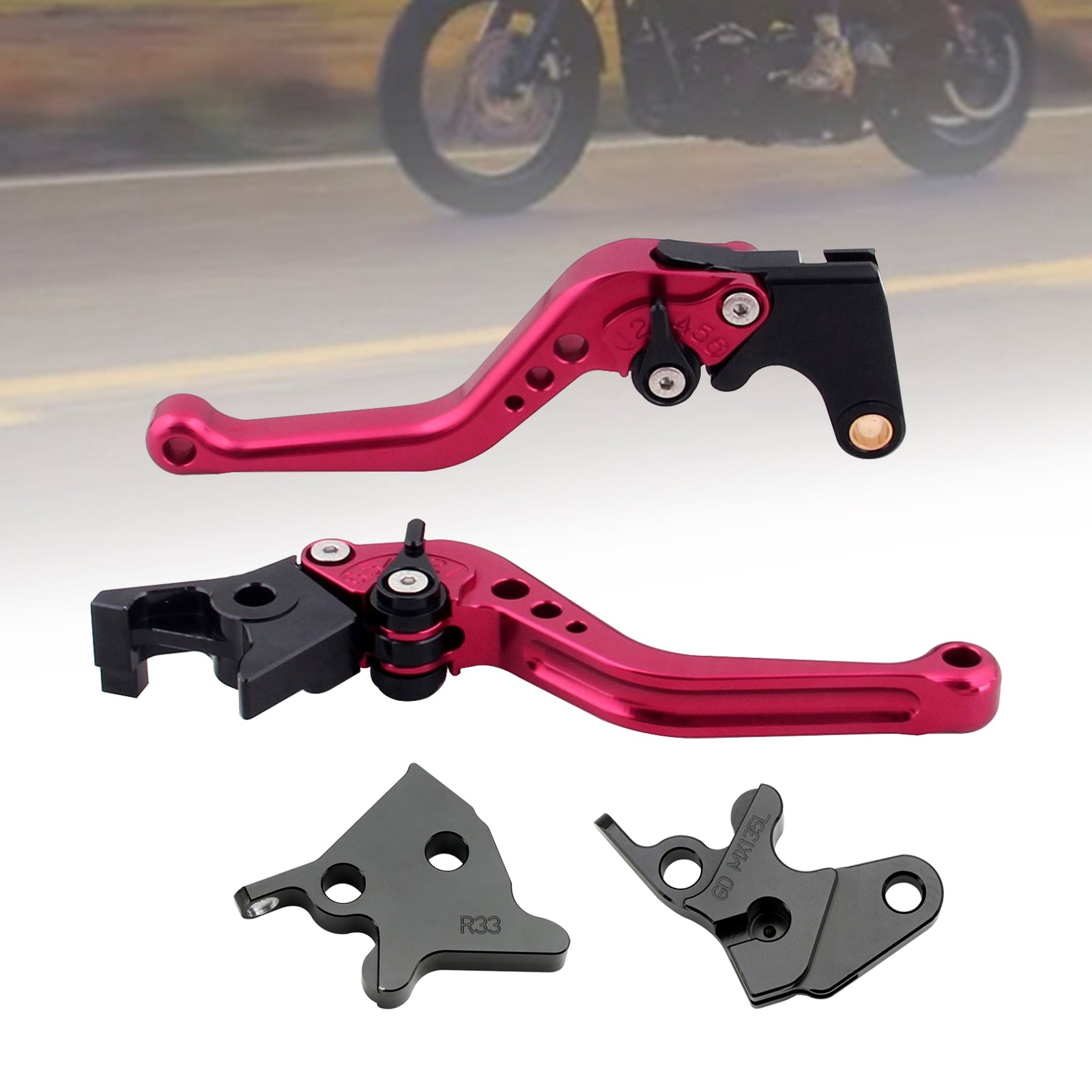 Ročica kratke zavore in sklopke za Yamaha YBR125 2005–2014