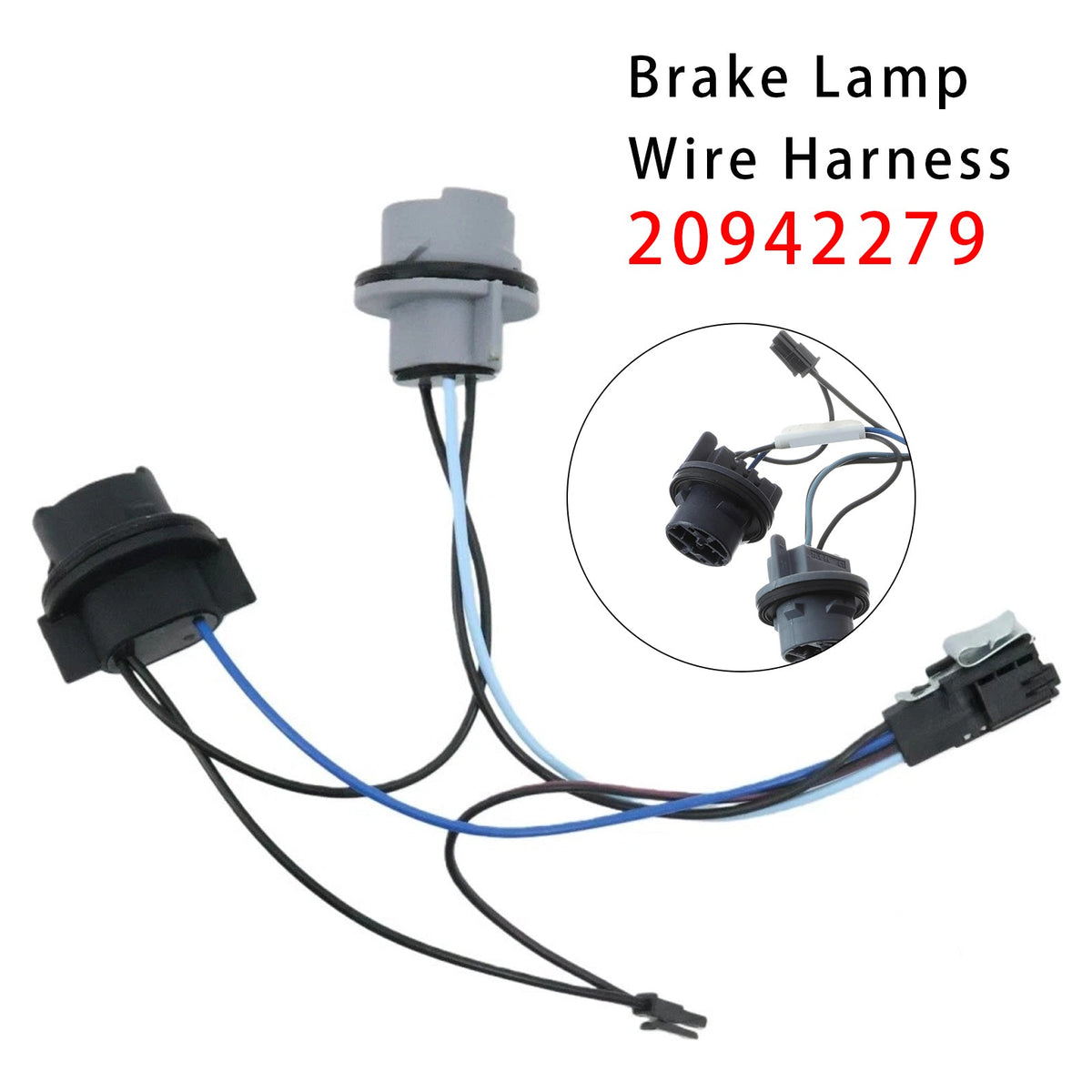Bremslicht-Kabelbaum und Buchse 20942279 für Chevrolet Malibu 2013–2016