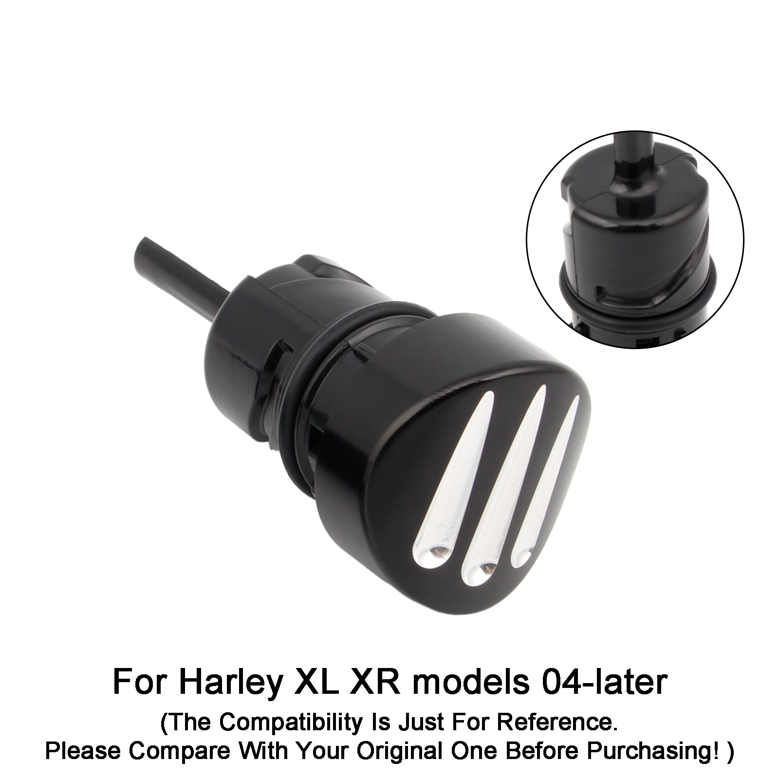 Tapa del tanque de calibre de aceite, para Sportster XL883 XL1200 2004 - 2016