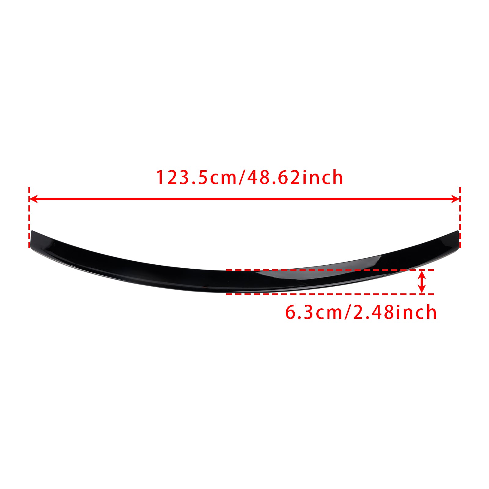 Aileron de coffre arrière noir brillant pour Mercedes-Benz Classe CLS W218 C218 2010-2018