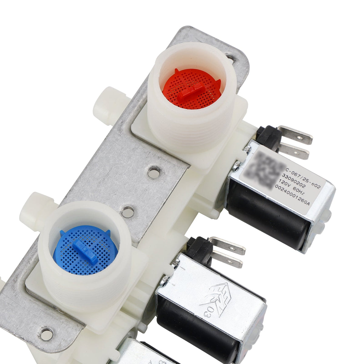 Électrovanne d'arrivée d'eau WH23X29553 pour lave-linge GE