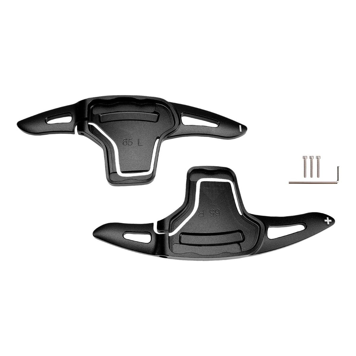 Stuurschakelpaddles voor Kia K5 2016-2019, zwart aluminium
