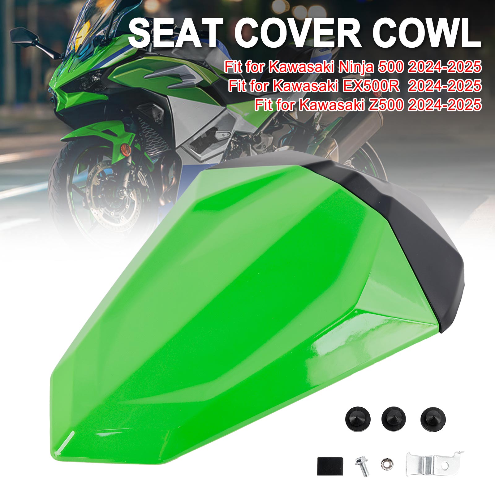 Zadnji sedlo karalni pokrov za Kawasaki Ninja 500 EX500R Z500 2024-2025