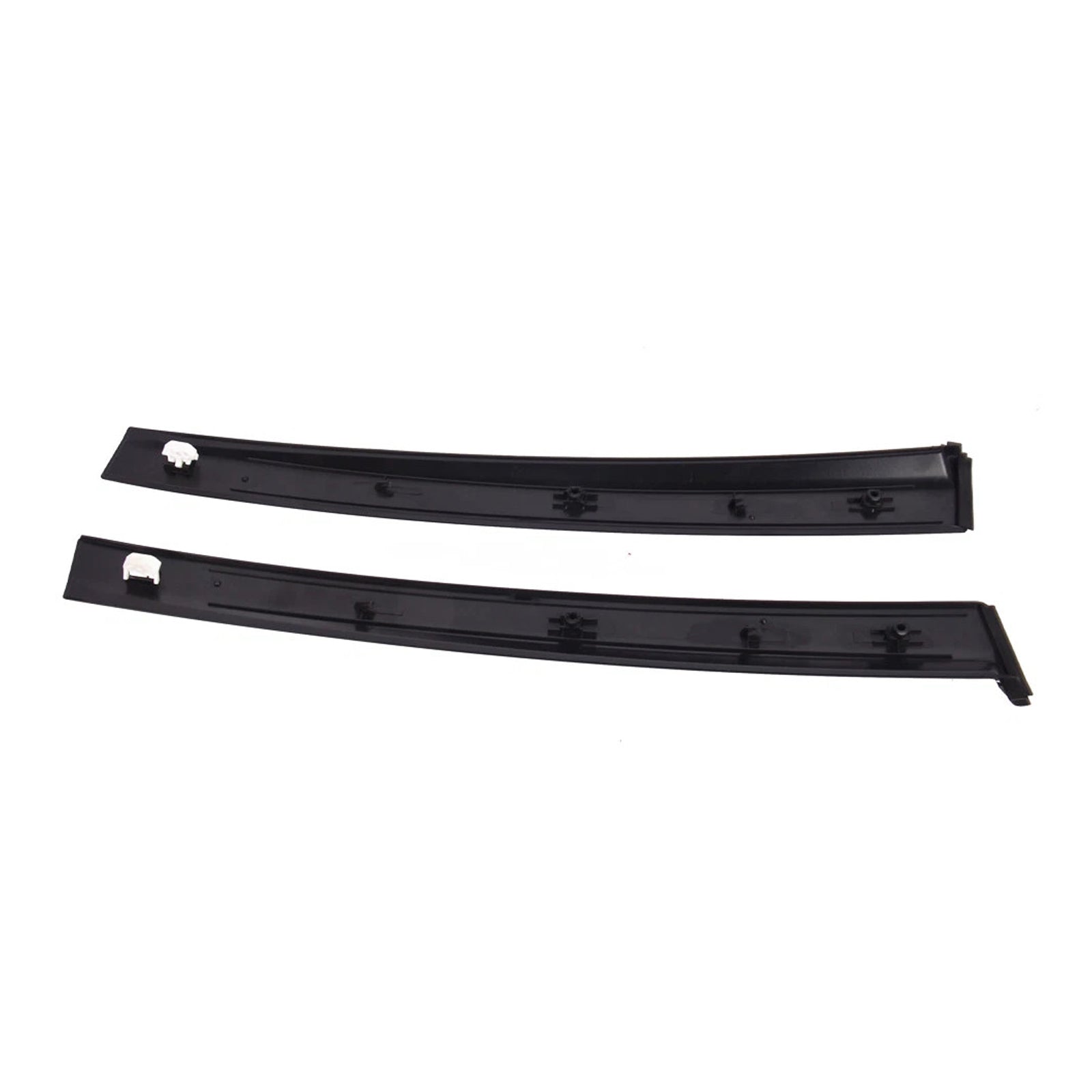 Garniture de porte gauche et droite pour Honda Civic 2/3 portes coupé et hayon 1992-1995, ensemble de châssis de montant SLJ-1173A-BK