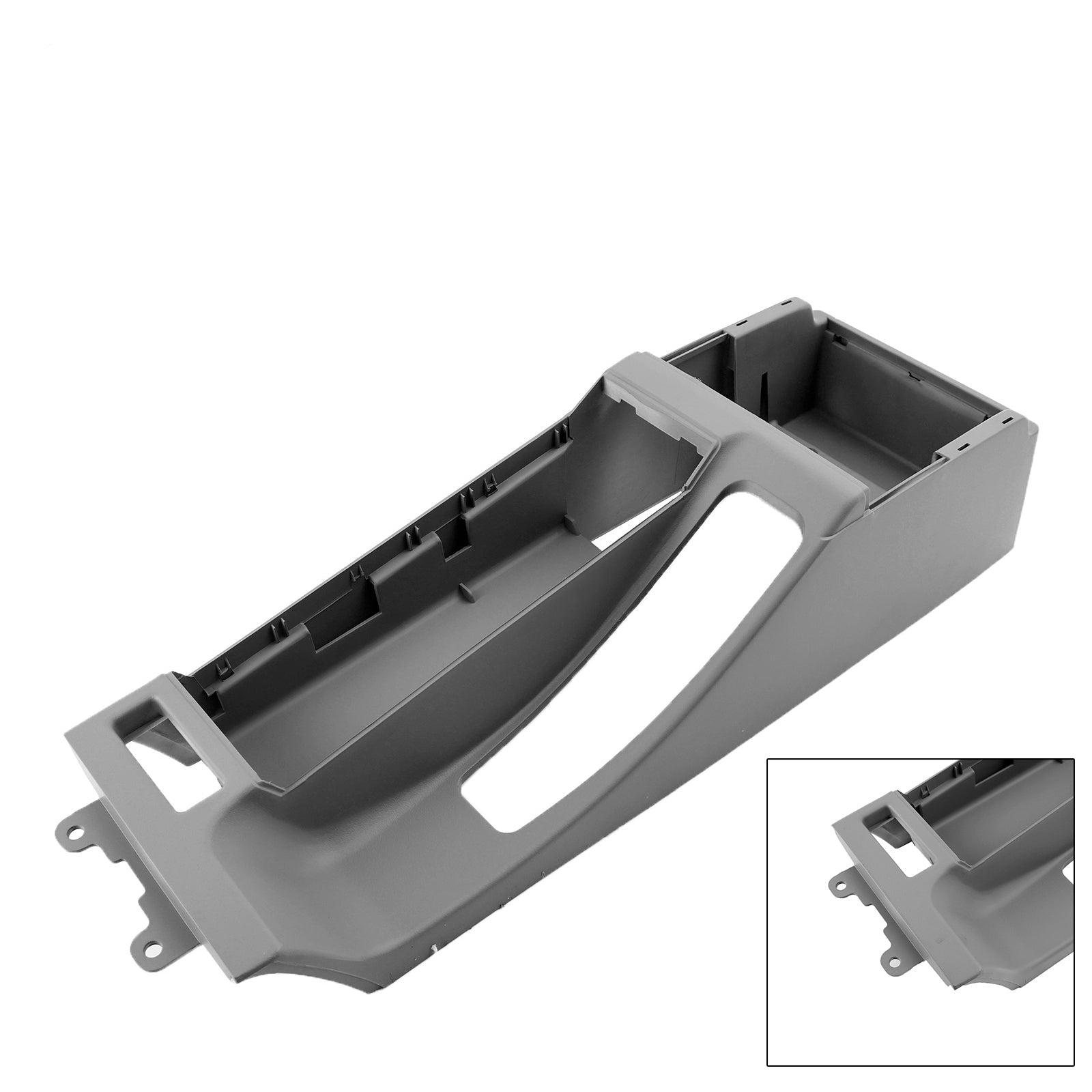 Szara tapicerka podłokietnika konsoli środkowej dla BMW E46 325i 328i 02-06 51168213680