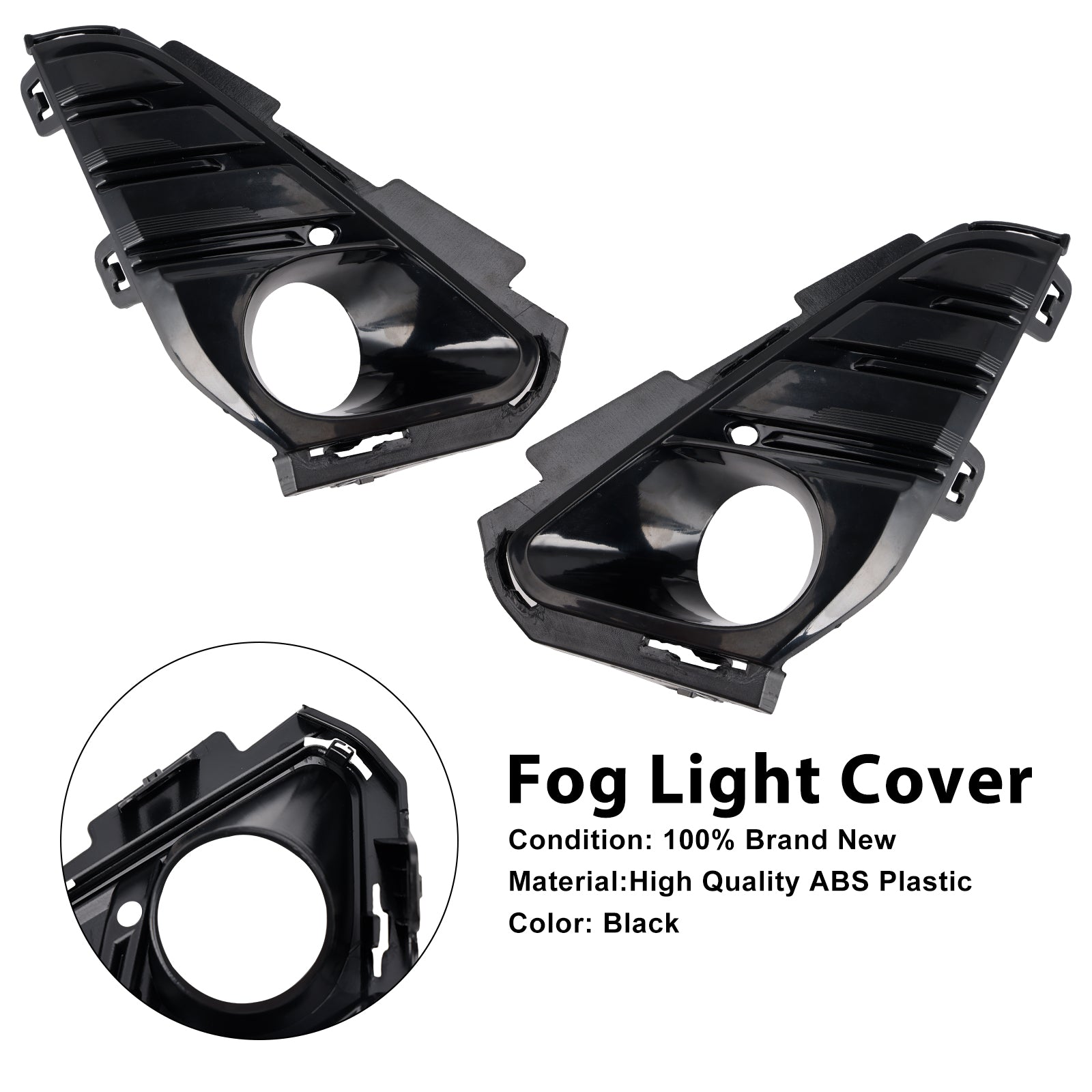 Paire de garnitures de phares antibrouillard avant pour GMC Terrain 2018-2021 23196308