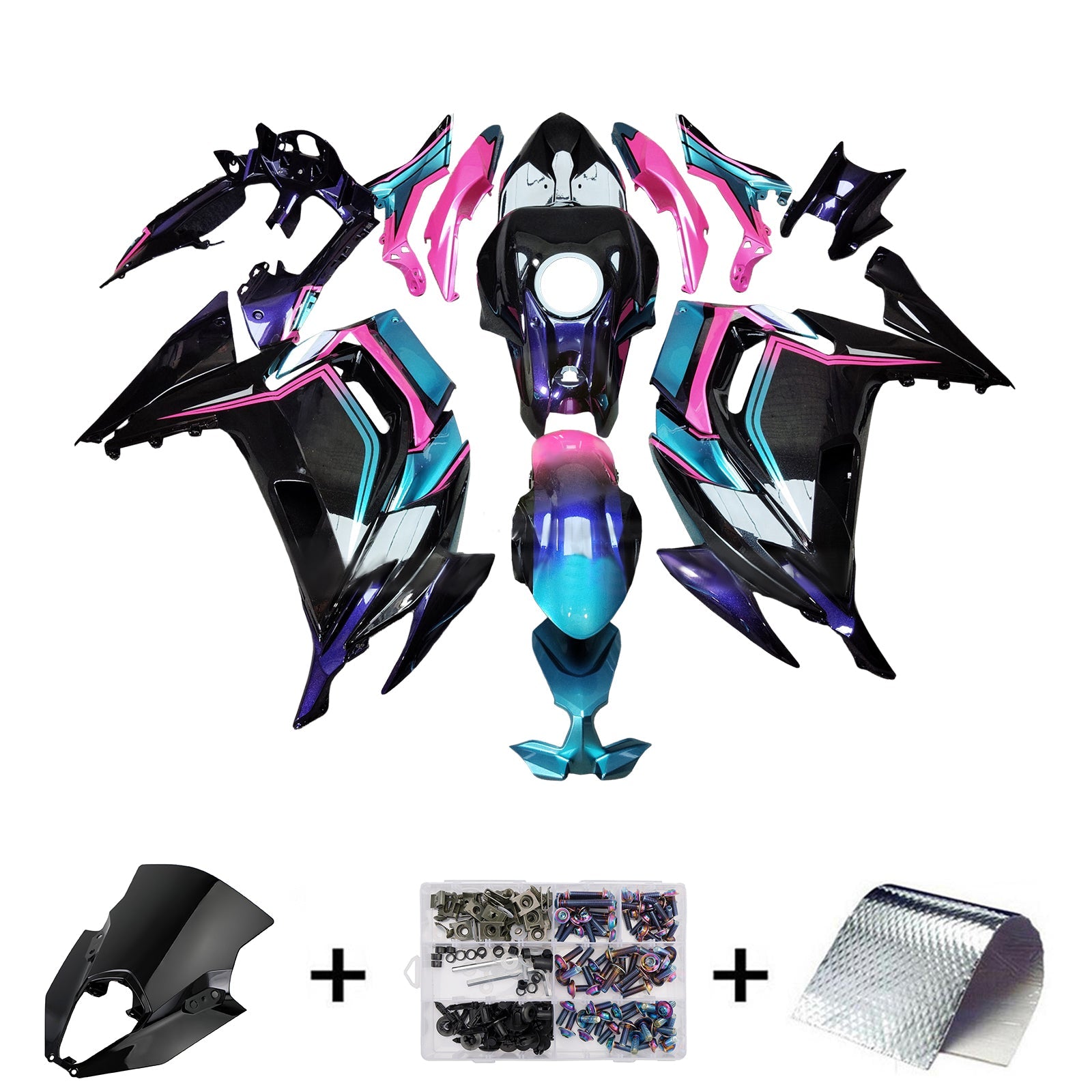 Komplet za injekcijo ABS za Kawasaki ER-6F Ninja650 2020-2025