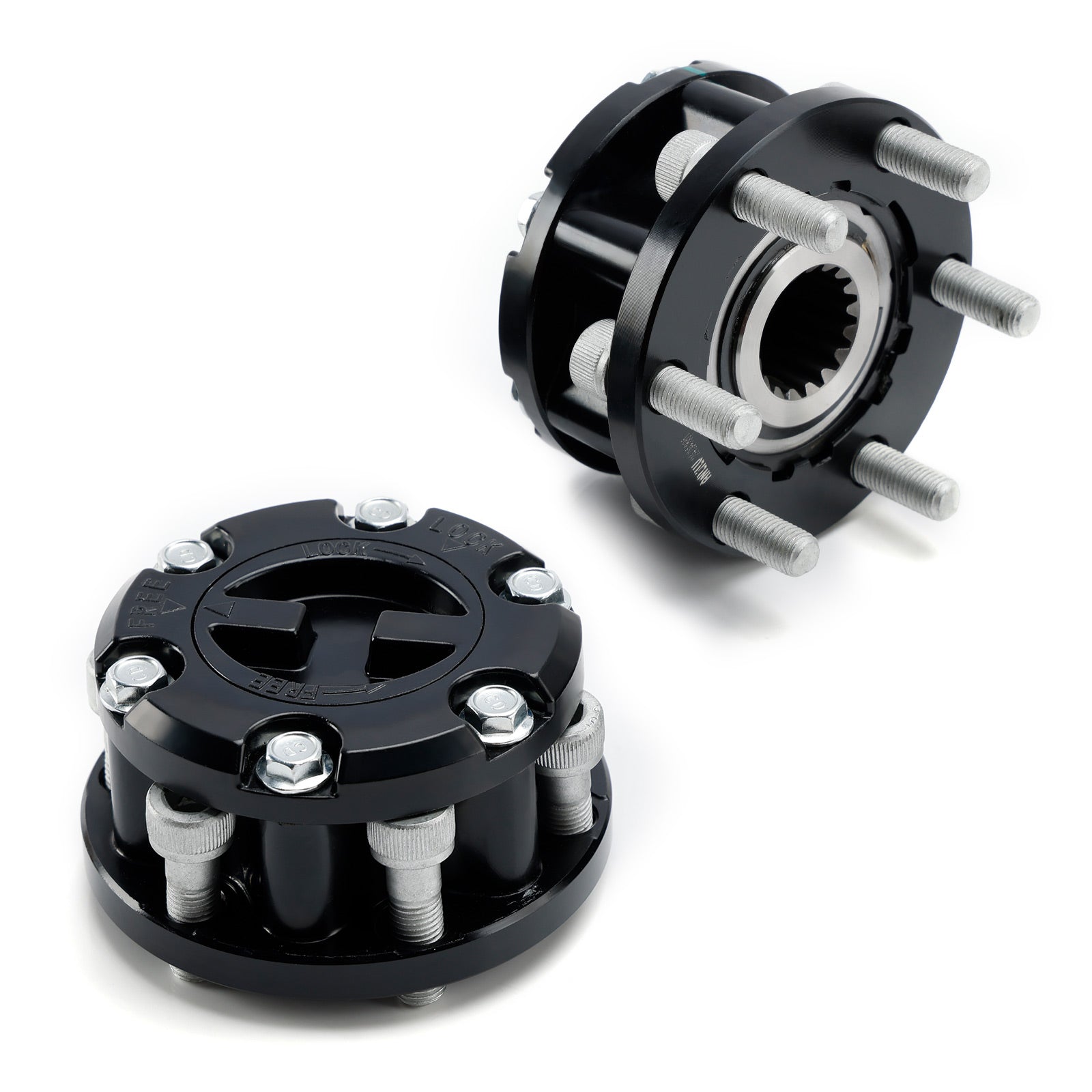 2x prosta vozlišča za kolesa za Holden Rodeo Jackaroo Colorado Isuzu D-Max 17 Spline Generic