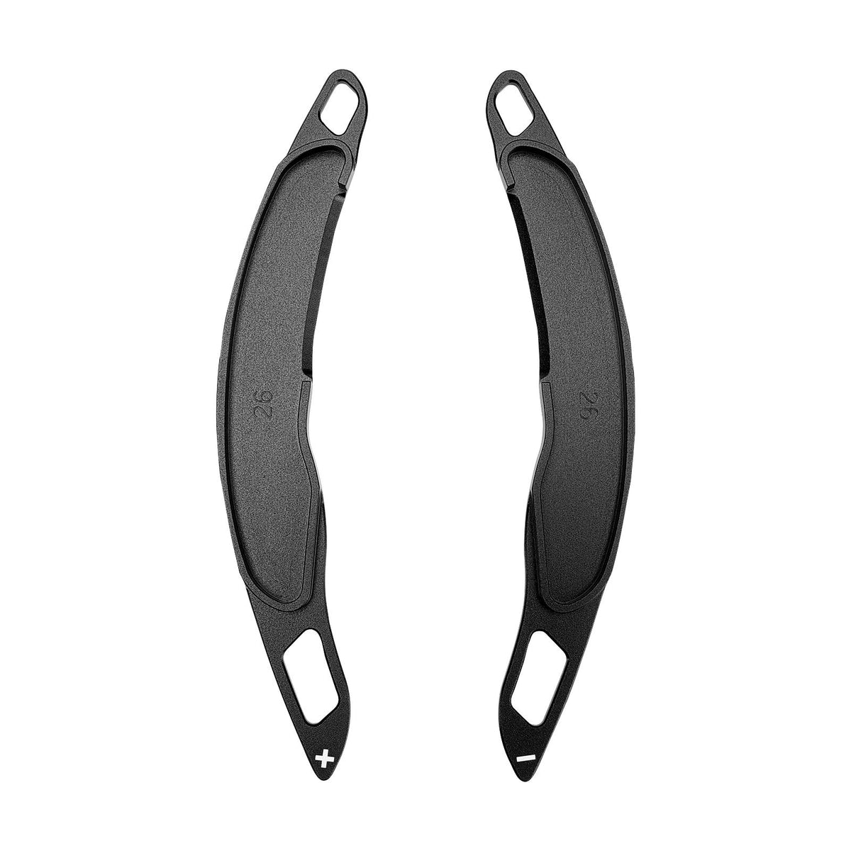 Palettes de changement de vitesse au volant pour Mitsubishi ASX 2013-2015, en aluminium noir