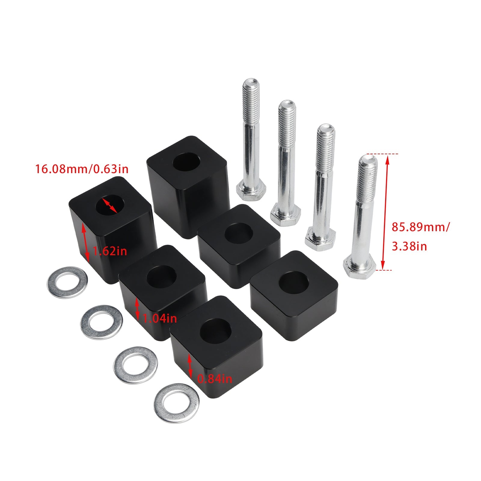 Kit de rehaussement de siège (2x) 4/5""-2,4"" pour F150 2015+ / F250 F350 F450 Super Duty 2017+