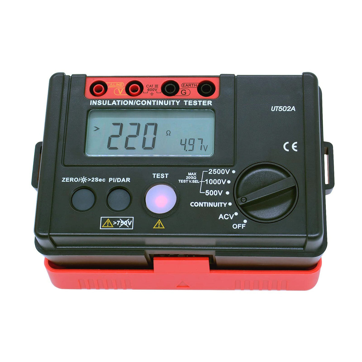 UT502A 2500V isolatie- en aardweerstandstester Megohmmeter voltmeter