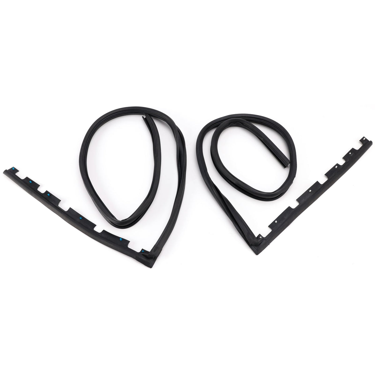 Juego de 2 juntas de goma para las puertas delanteras del Honda Civic de 2 y 3 puertas (1992-1995) EG6 y EG4.