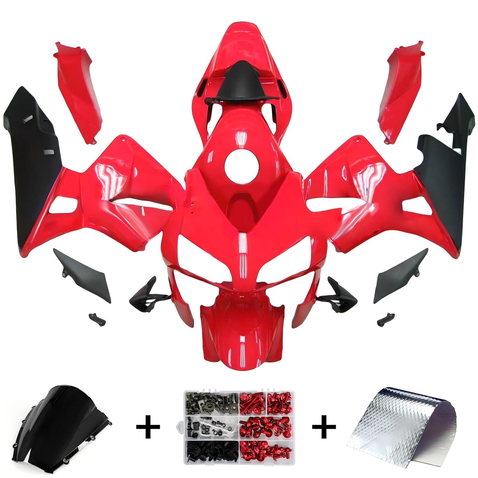 Kit de carénage par injection, carrosserie en plastique ABS pour Honda CBR600RR 2003-2004 F5
