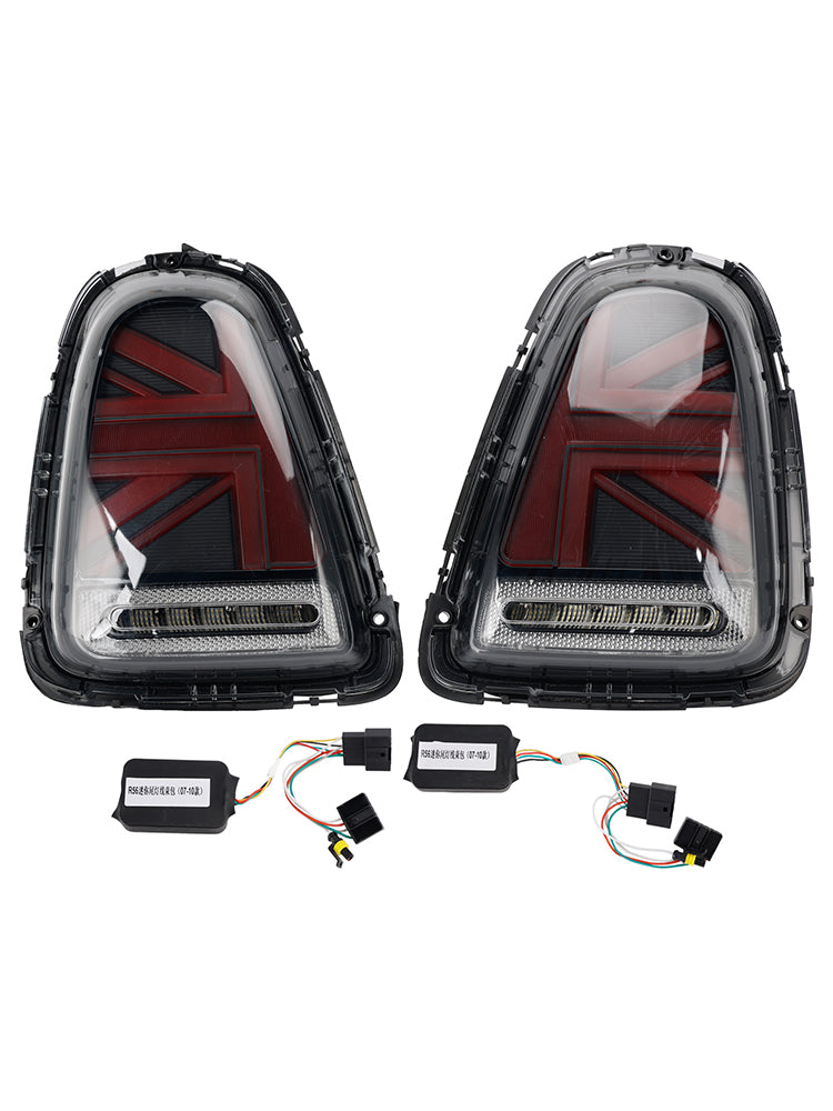 Links en rechts gerookte LED-achterlichten voor Mini Coupe (R58) 2011-2015, onderdeelnummer 63217255911