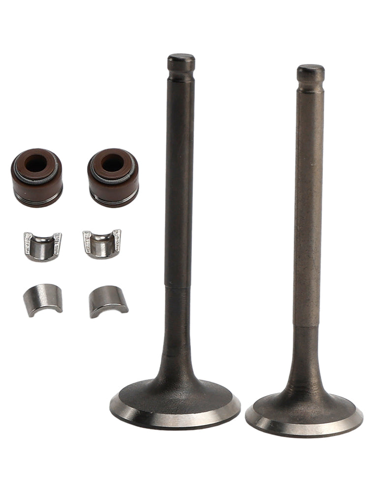 Kit de soupapes d'admission et d'échappement 65 mm pour GY6 125cc Baotian Benzhou Rex Znen Lifan 125