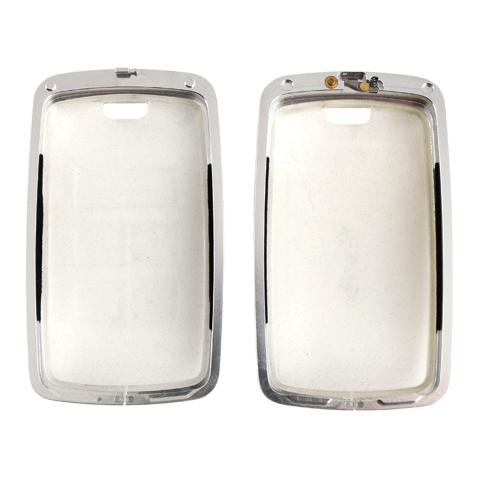 Zwarte aluminium romp&Zacht TPU aluminium voor Land Rover autosleutel