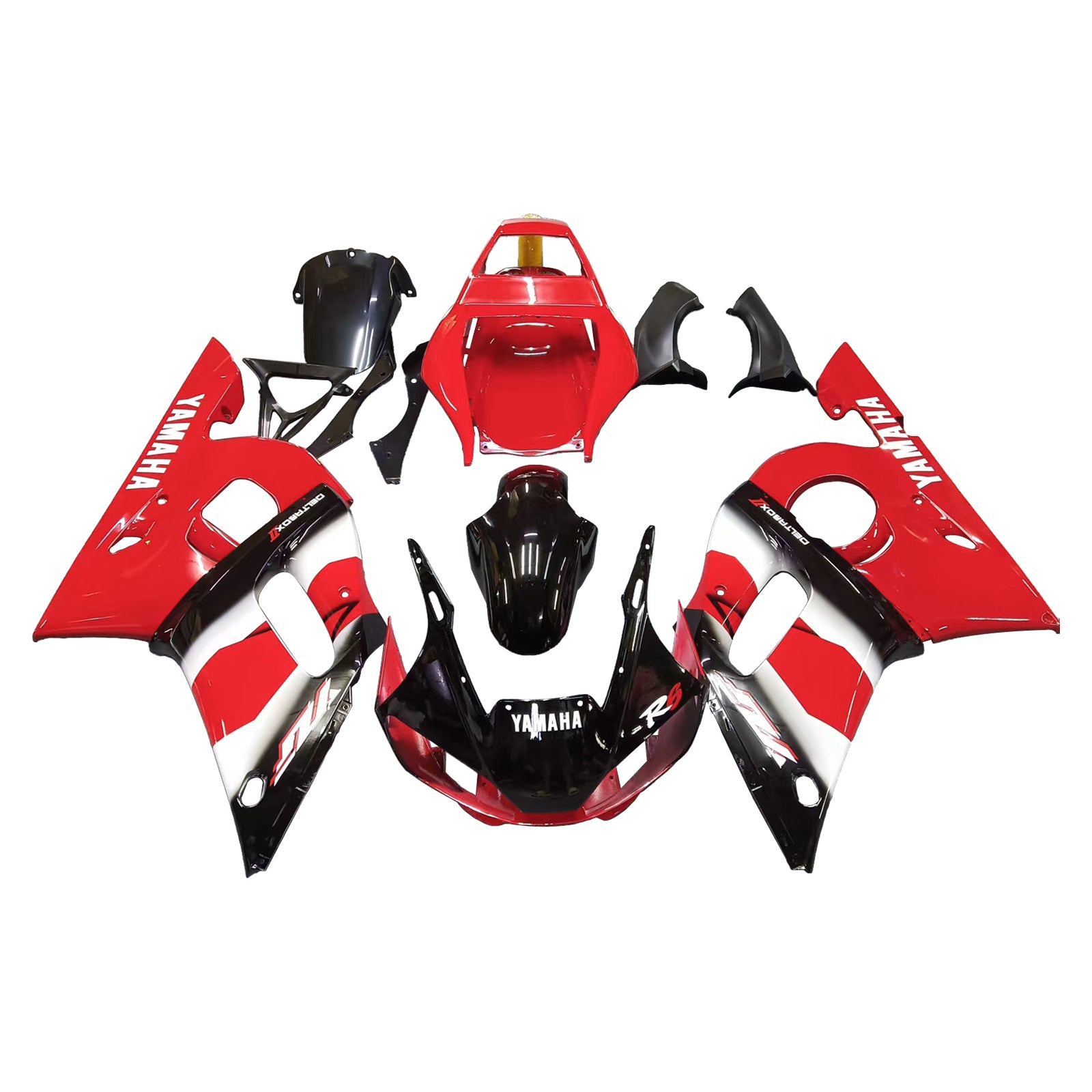 Kit de carénage Amotopart pour Yamaha YZF 600 R6 1998-2002 Générique