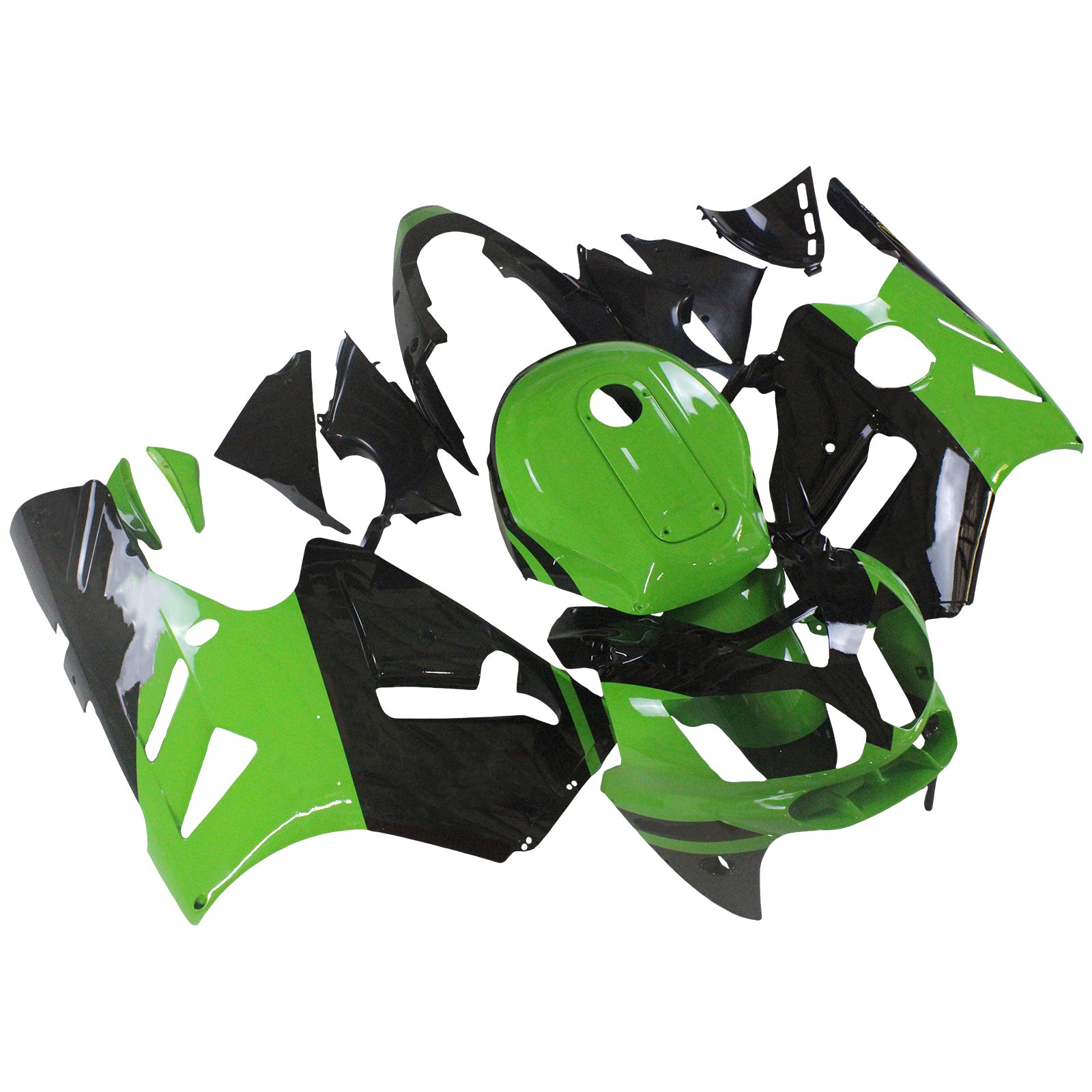 Kit de carénage par injection, carrosserie en plastique ABS, compatible avec Kawasaki ZX12R 2002-2005