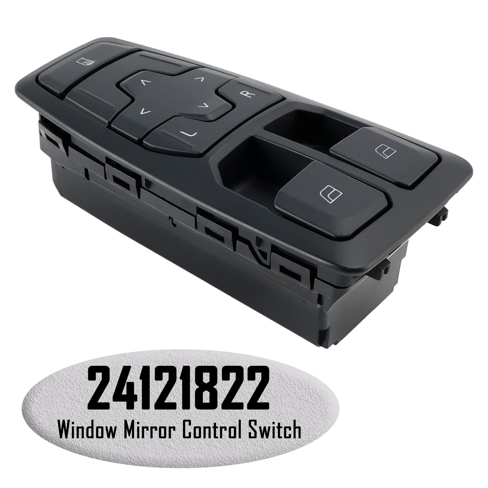 Commutateur de commande de vitres et de rétroviseurs Volvo VNL GEN 3 (2018-2024) : 24121822, 242017700, 24533442