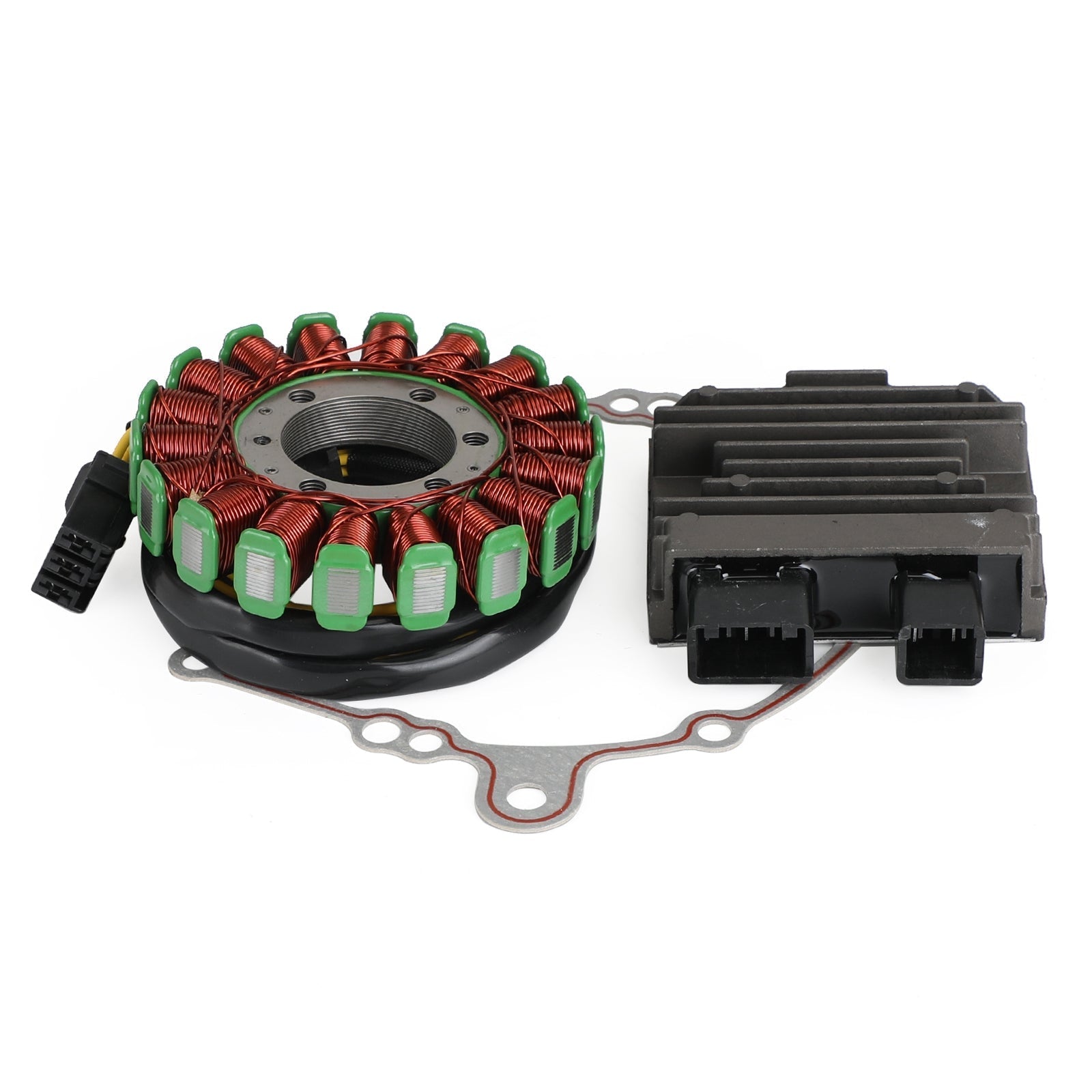 Magnéto Stator + redresseur régulateur de tension + joint pour Honda CB1000R /ABS 2009-2019 31120-MFN-D01 générique