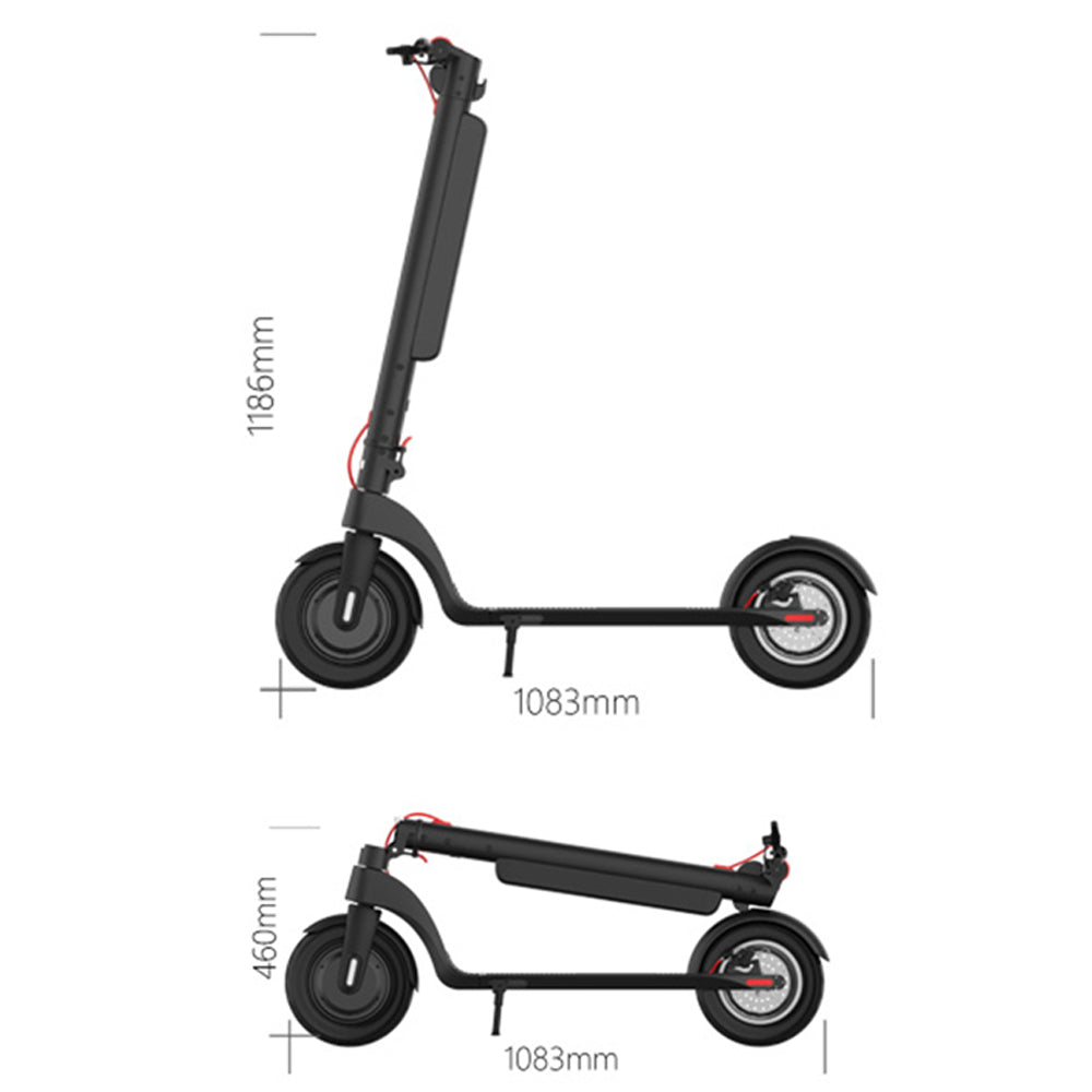 10" gama eléctrica plegable de la vespa 350W los 45KM para los desplazamientos adultos de la ciudad