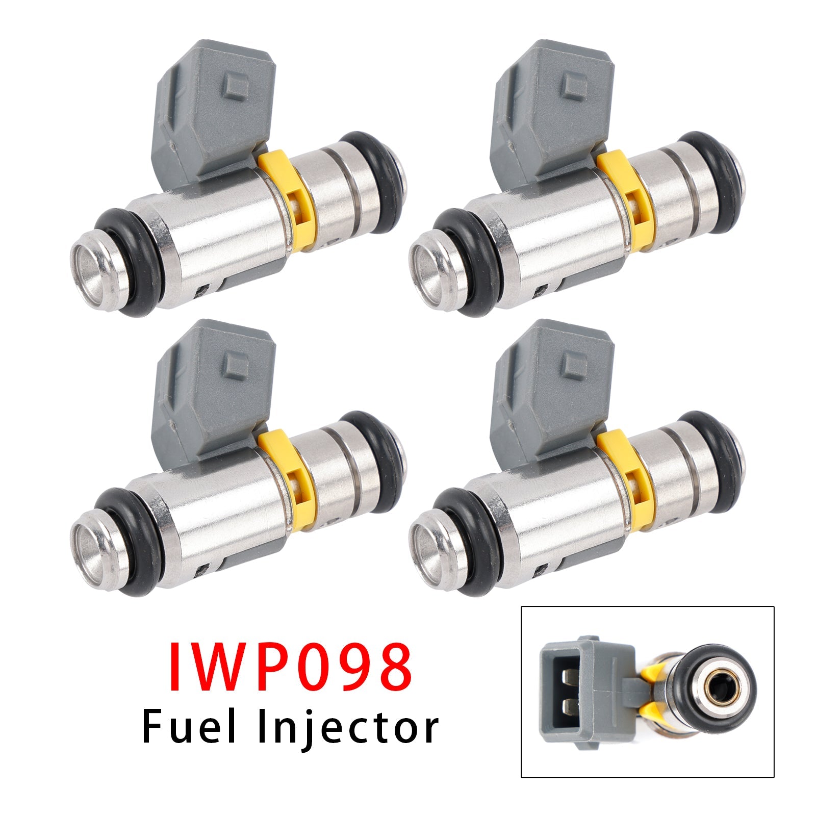 4 injecteurs de carburant pour Renault Espace, Grand Scénic, Laguna, Megane II 2.0 IWP098