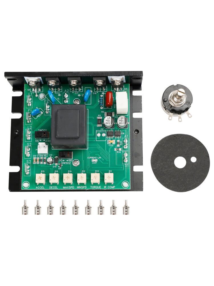 Controlador de velocidad del motor de CC MM23001C Entrada de ley de 115 o 230 voltios