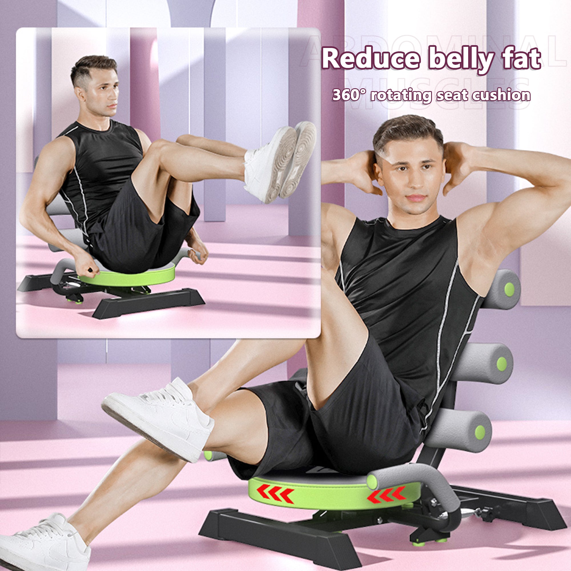 Crunch Fitness sit-up portatile macchina addominale