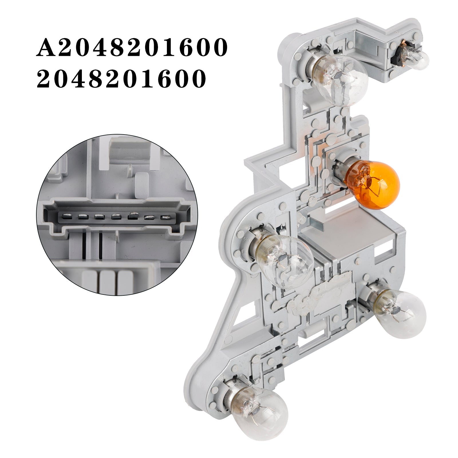 Support d'ampoule de feu arrière droit avec ampoules pour Mercedes W204 Classe C 2007-2010