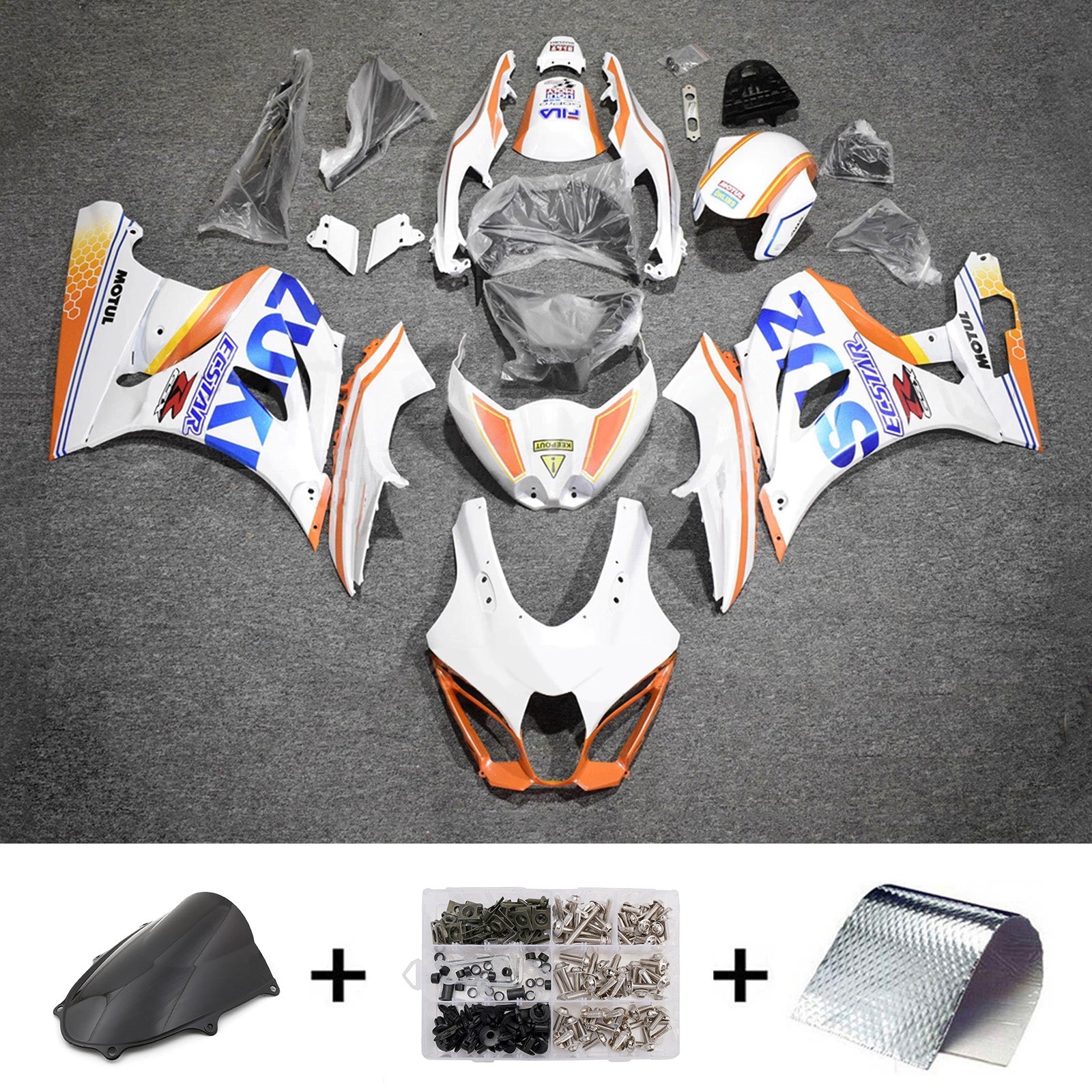 Kit de carénage injecté en plastique ABS pour Suzuki GSXR1000 2017-2025 K17
