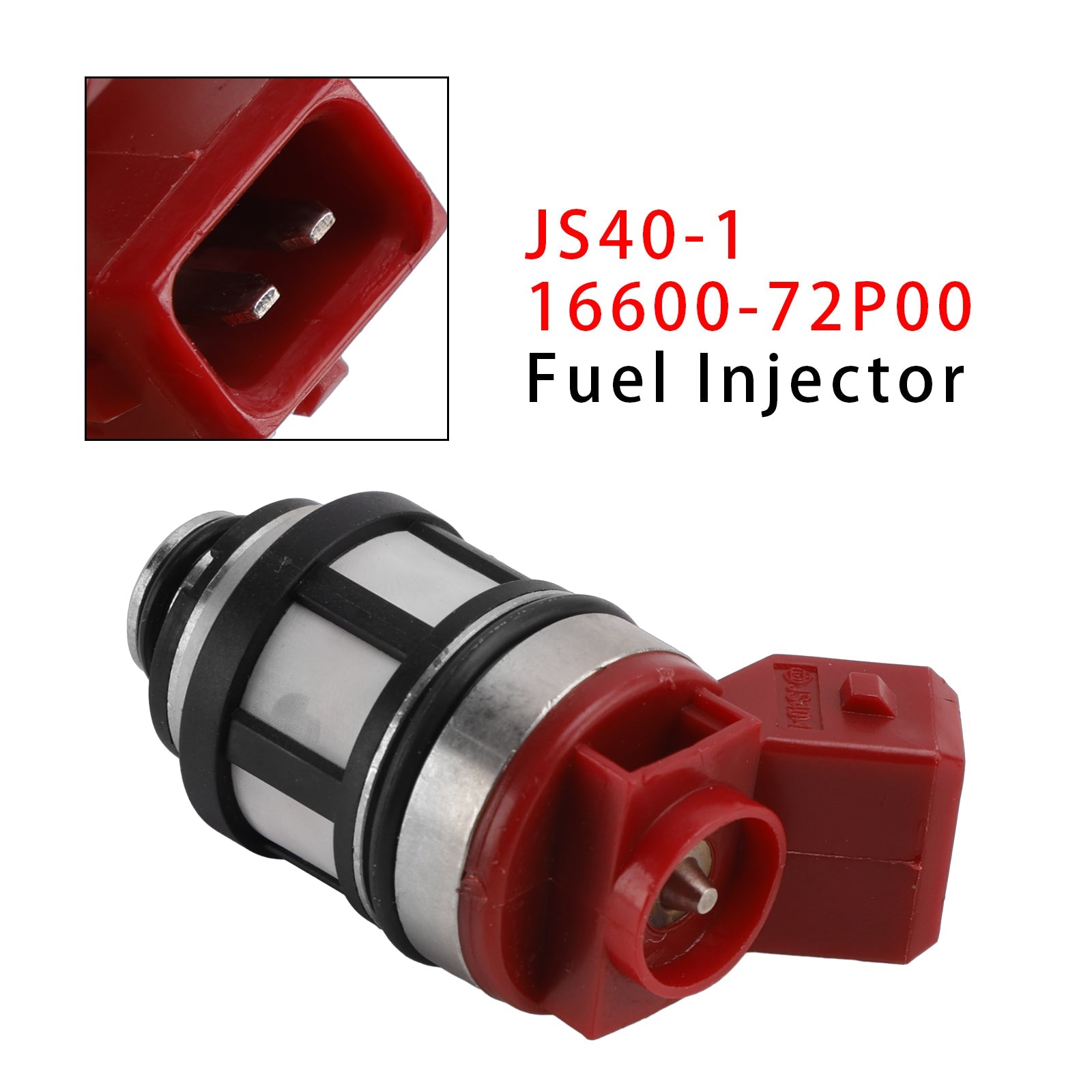 1x polttoainesuutin Nissan D21 XE Pickup 2.4L 93-95 JS40-1 16600-72P00