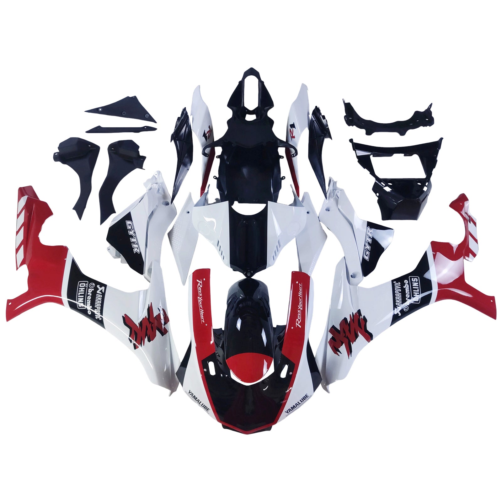 Kit de carénage par injection , carrosserie en plastique ABS Pour Yamaha YZF-R1 2020-2024