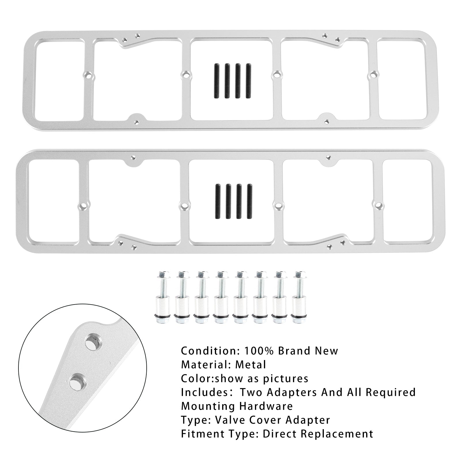 Adaptateur de couvercle de soupape 1955-1986 périmètre à 1987-2002 tête de boulon central 350 327 551542