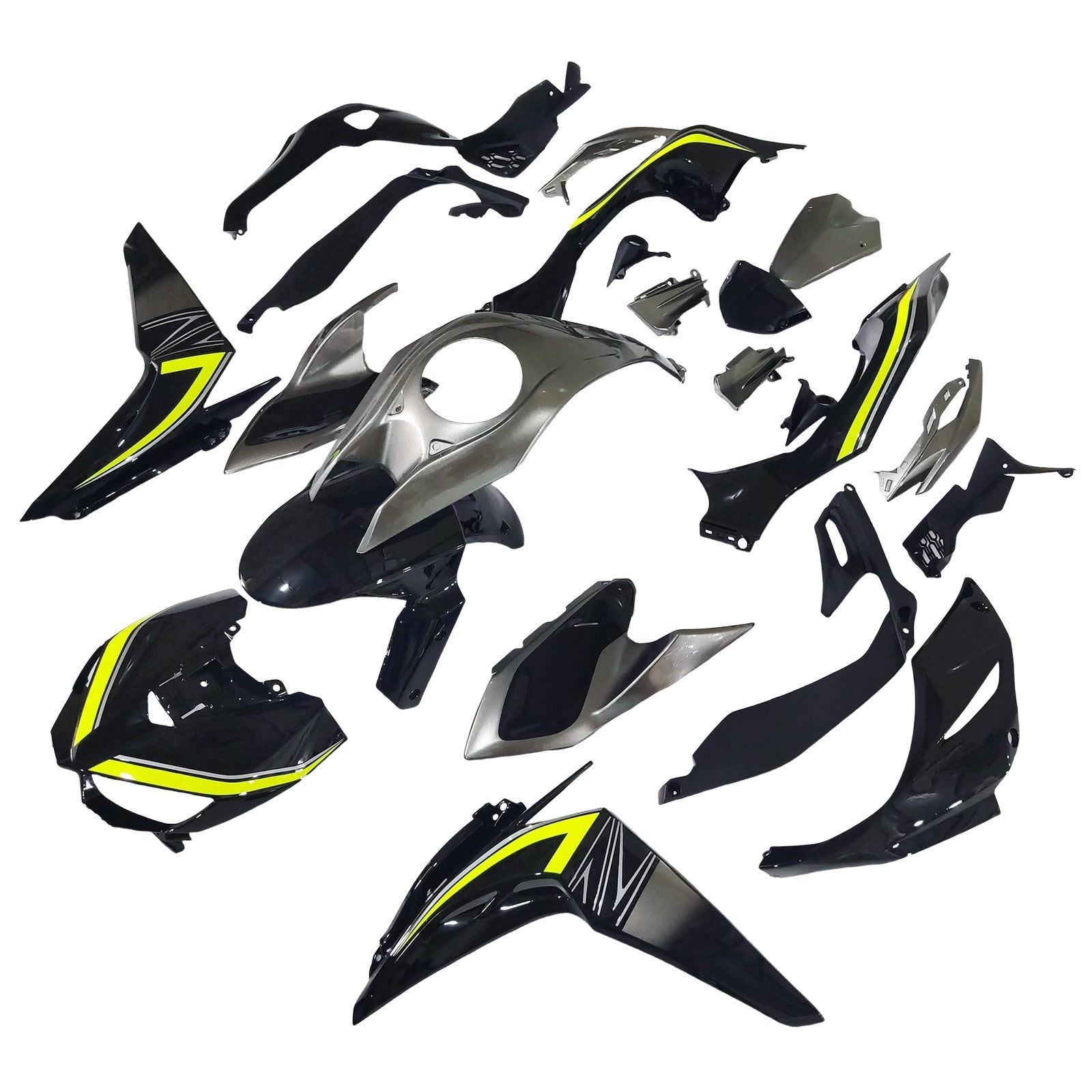 Kit de carénage en plastique ABS injecté compatible avec Kawasaki Z1000 2014-2017