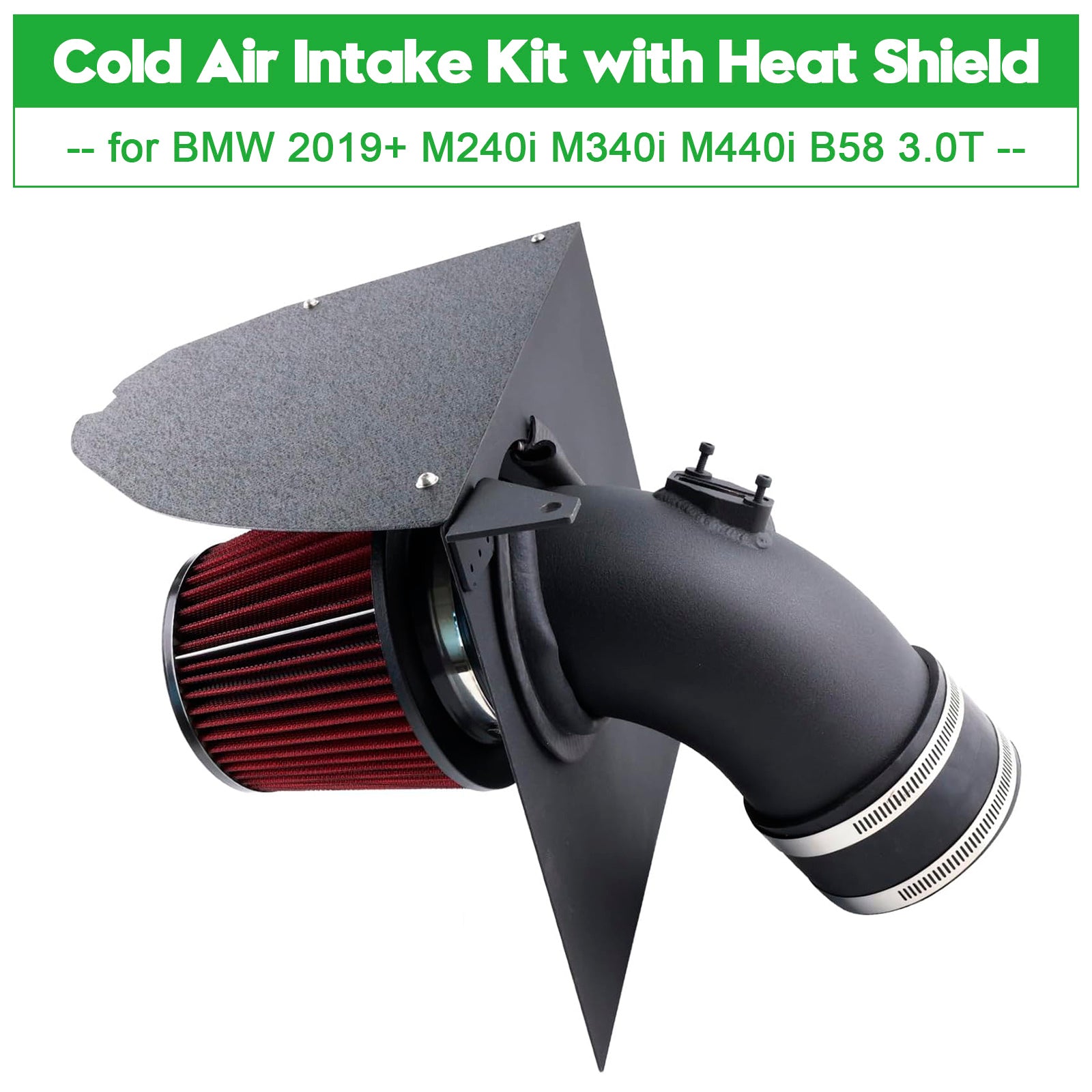 Kit d'admission d'air froid avec protection thermique pour BMW M240i G42 B58 3.0T (à partir de 2022)