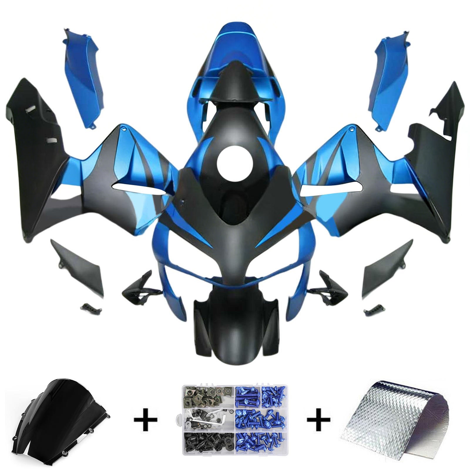 Kit de carénage par injection, carrosserie en plastique ABS pour Honda CBR600RR 2003-2004 F5