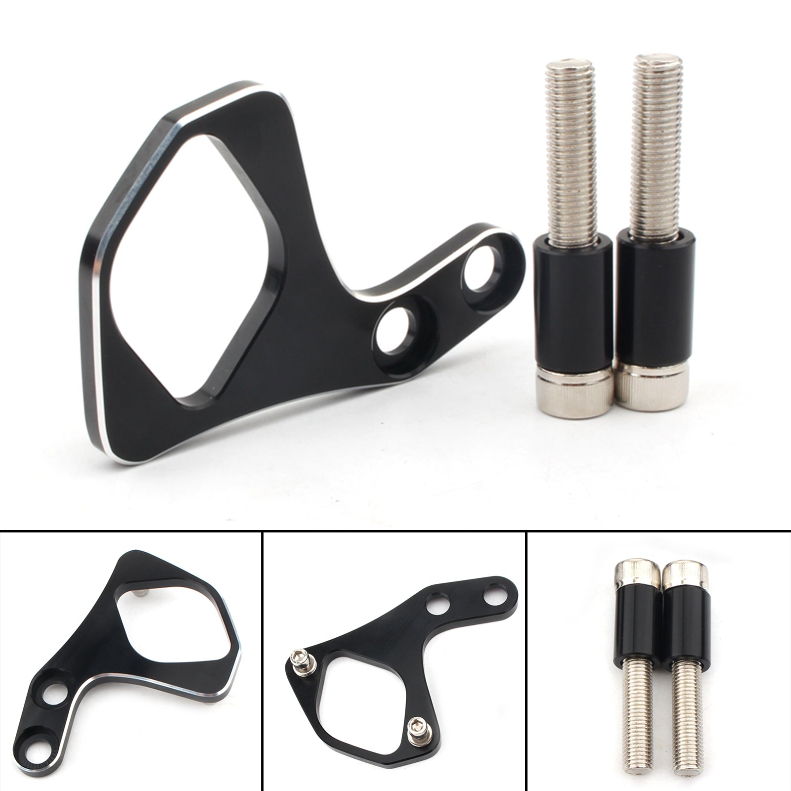 Support De Relocalisation Clé D'Allumage Cnc Noir B Pour Tr Scrambler T100 01-15