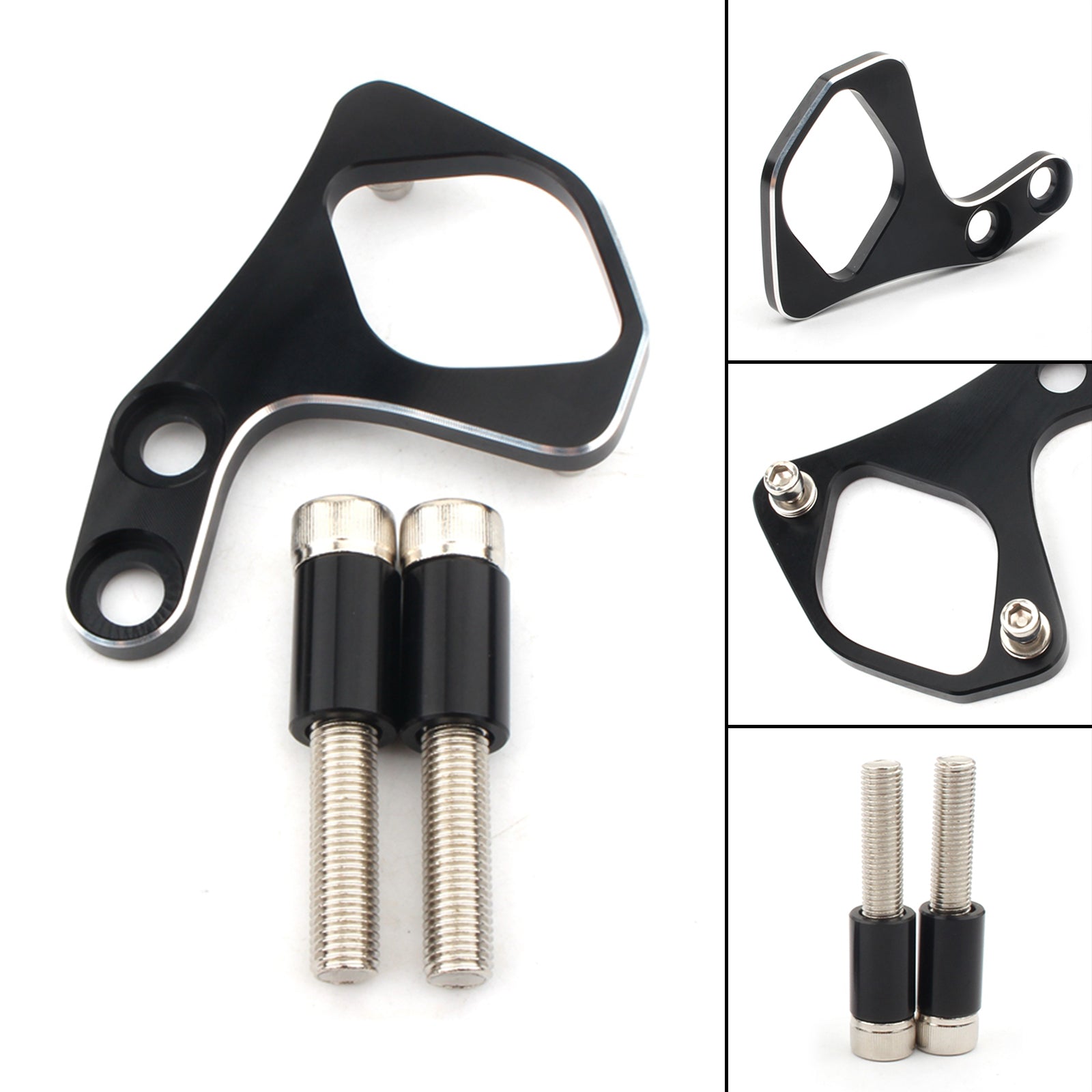 Support De Relocalisation Clé D'Allumage Cnc Noir B Pour Tr Scrambler T100 01-15