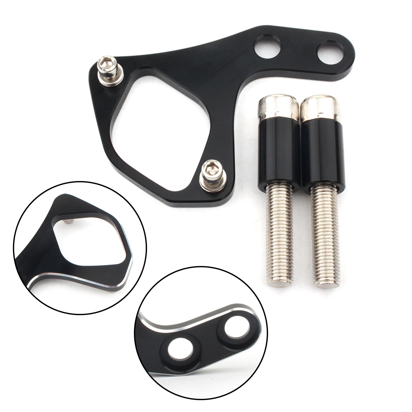 Support De Relocalisation Clé D'Allumage Cnc Noir B Pour Tr Scrambler T100 01-15