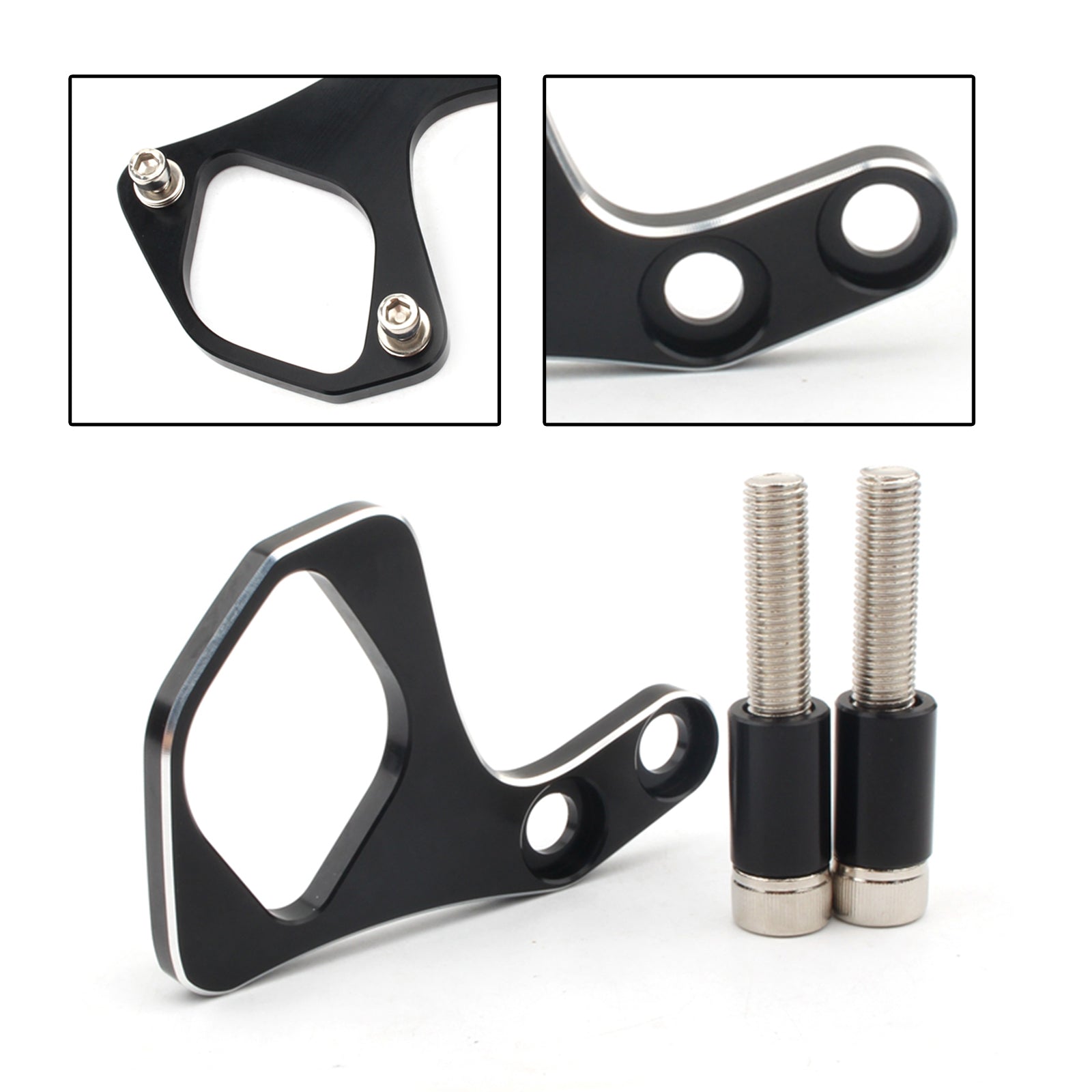 Support De Relocalisation Clé D'Allumage Cnc Noir B Pour Tr Scrambler T100 01-15