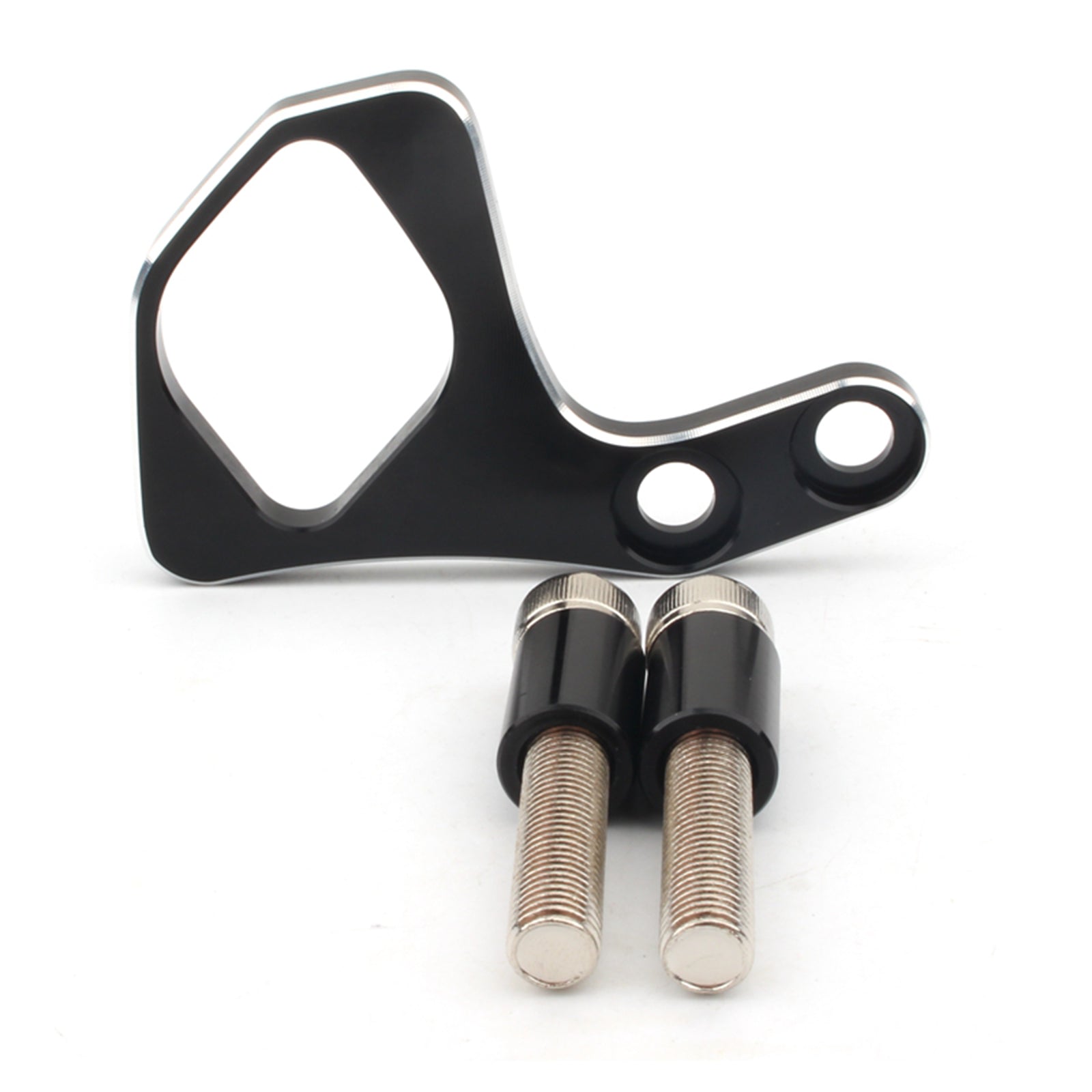 Support De Relocalisation Clé D'Allumage Cnc Noir B Pour Tr Scrambler T100 01-15