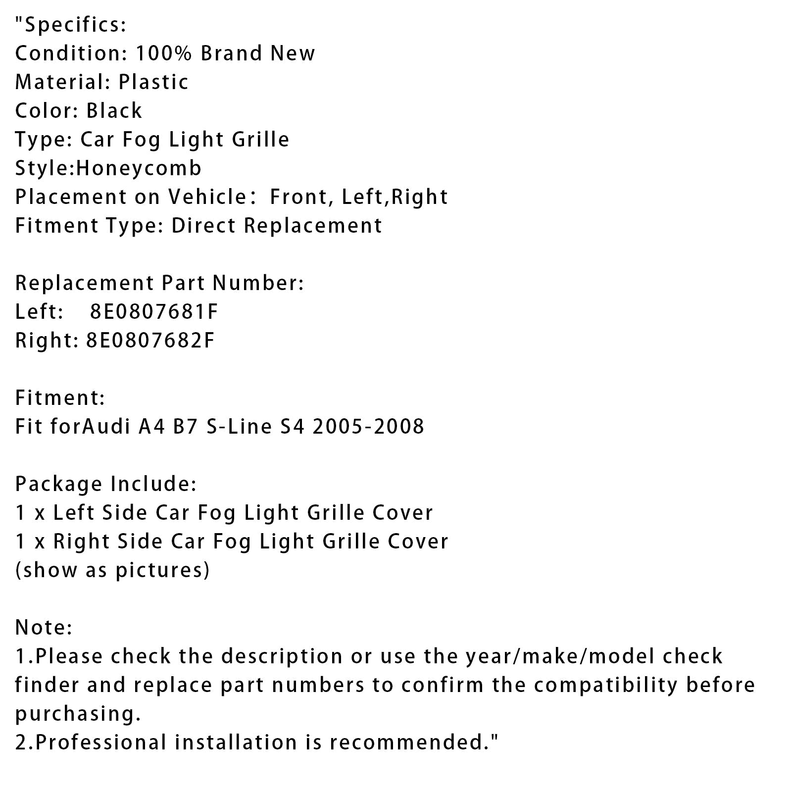 Vahva pesänsumujen suojausverkko Audi A4 B7 S-Line S4 2005-2008 Etupuskurille