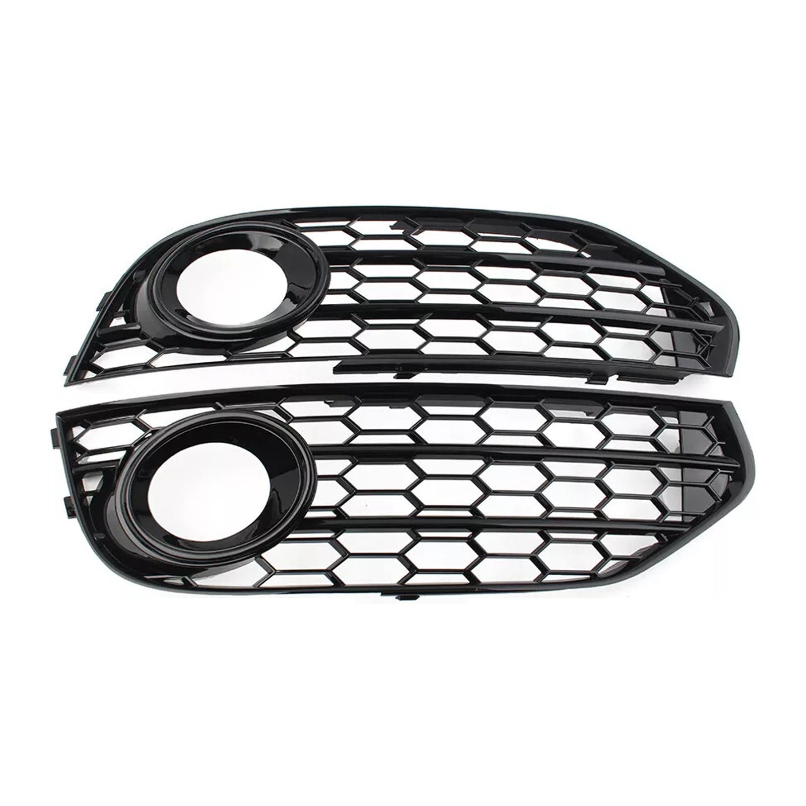 Strong nesting mist beschermend rooster voor bumper Audi A4 Allroad B8 2010-2015, zwart