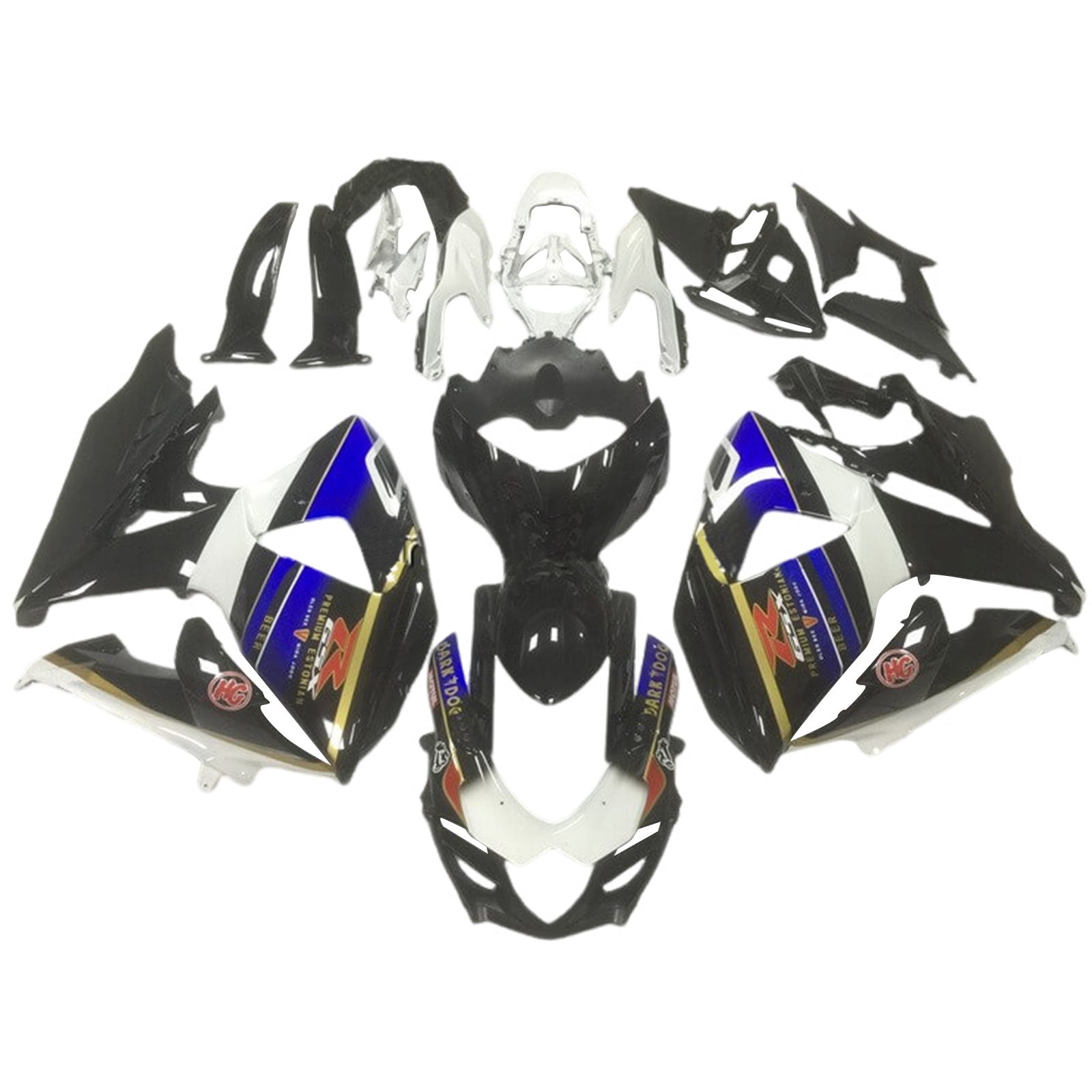 Kit Carenado Inyección Suzuki GSXR1000 K9 2009-2016 Carrocería Plástico ABS