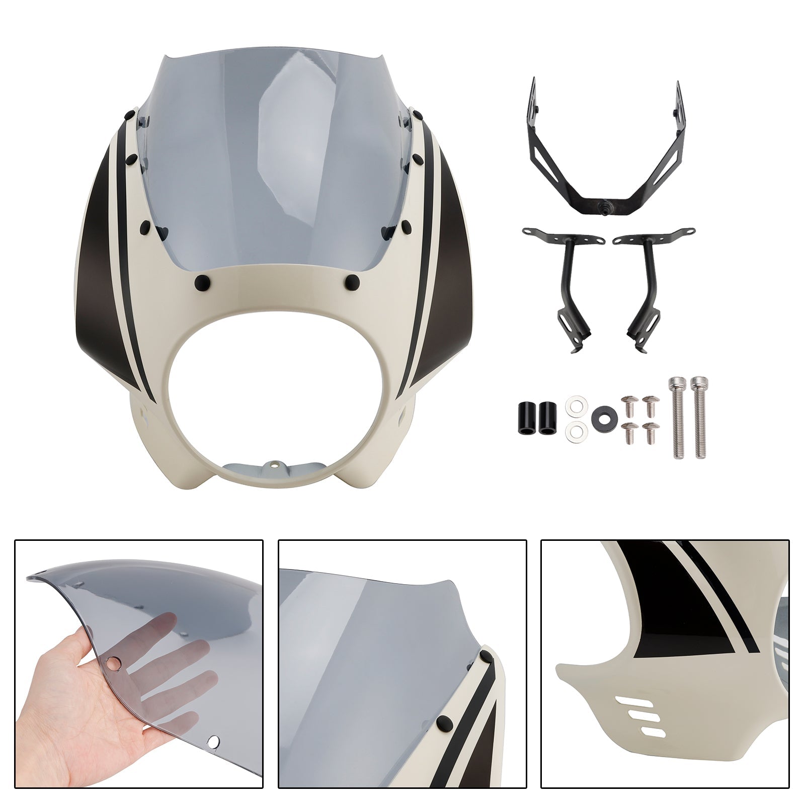 Parabrisas y carenado de faro para Yamaha XSR900 (2022-2025)